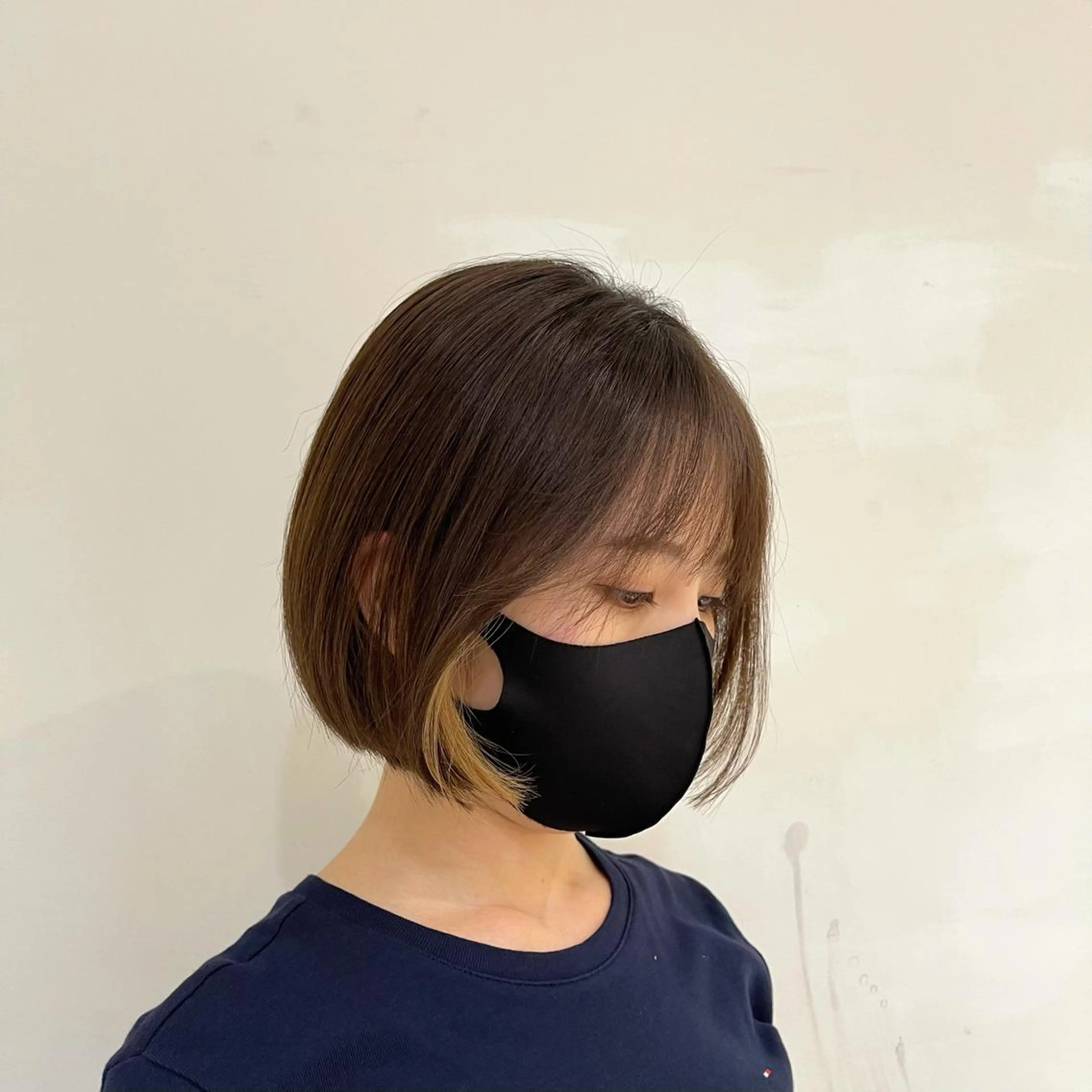 ショート カラー 🌈モテるベージュ カラー💕成島 宙のヘアスタイル