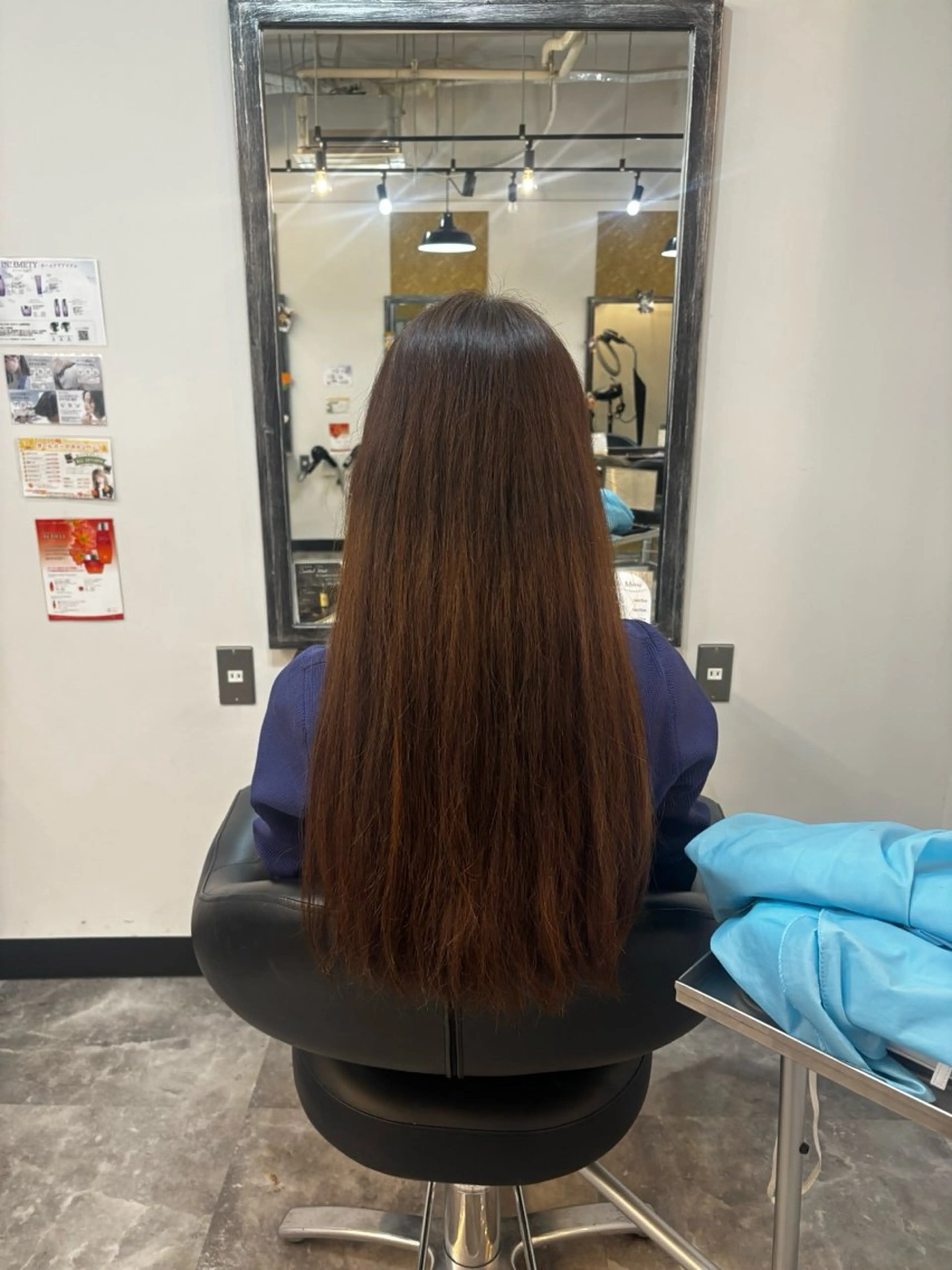 ロング カットモデル無料 🌙 松本のヘアスタイル