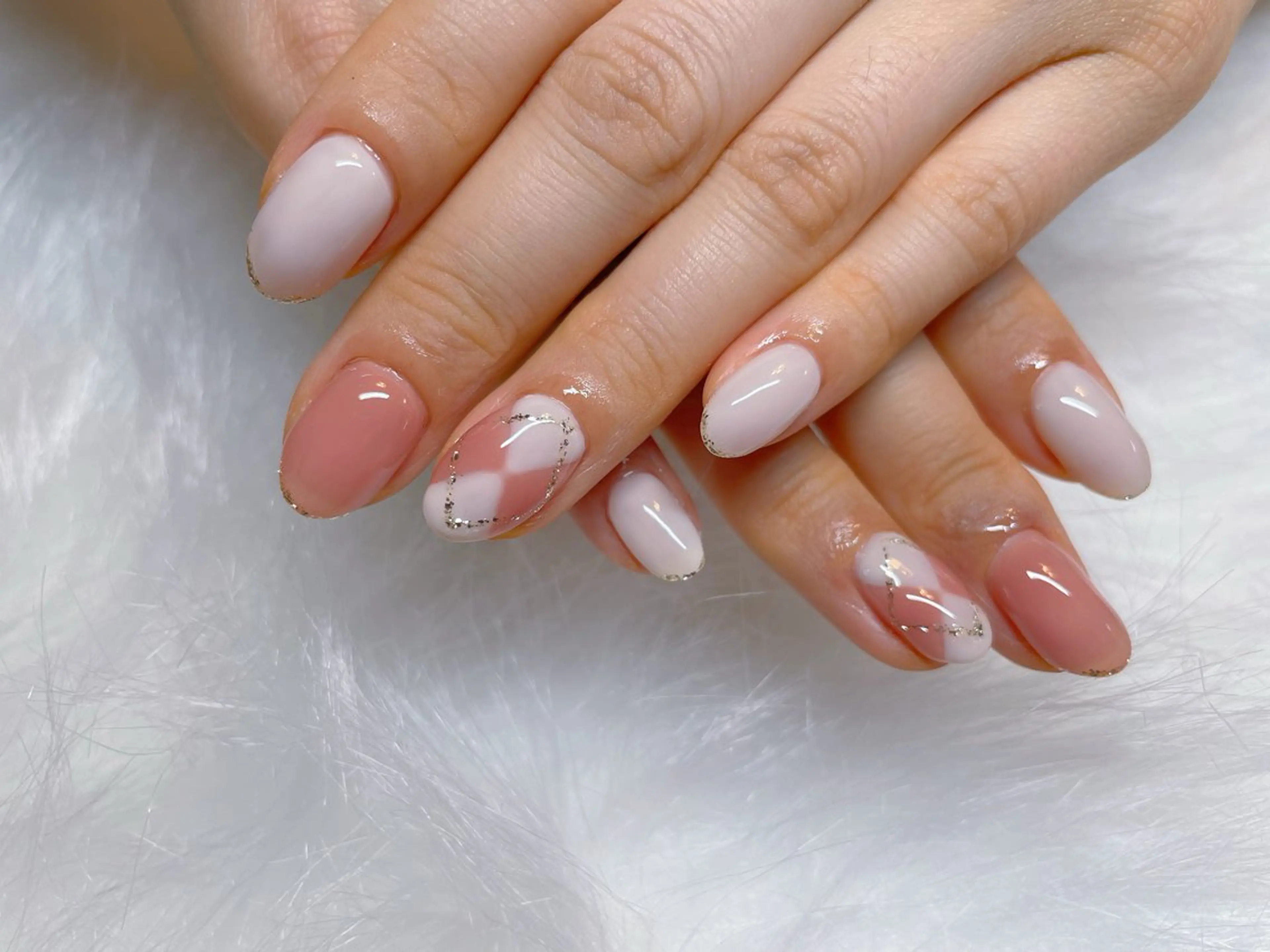 ネイル ラメ(グリッター) ハンドネイル エン Nail salonのネイルデザイン