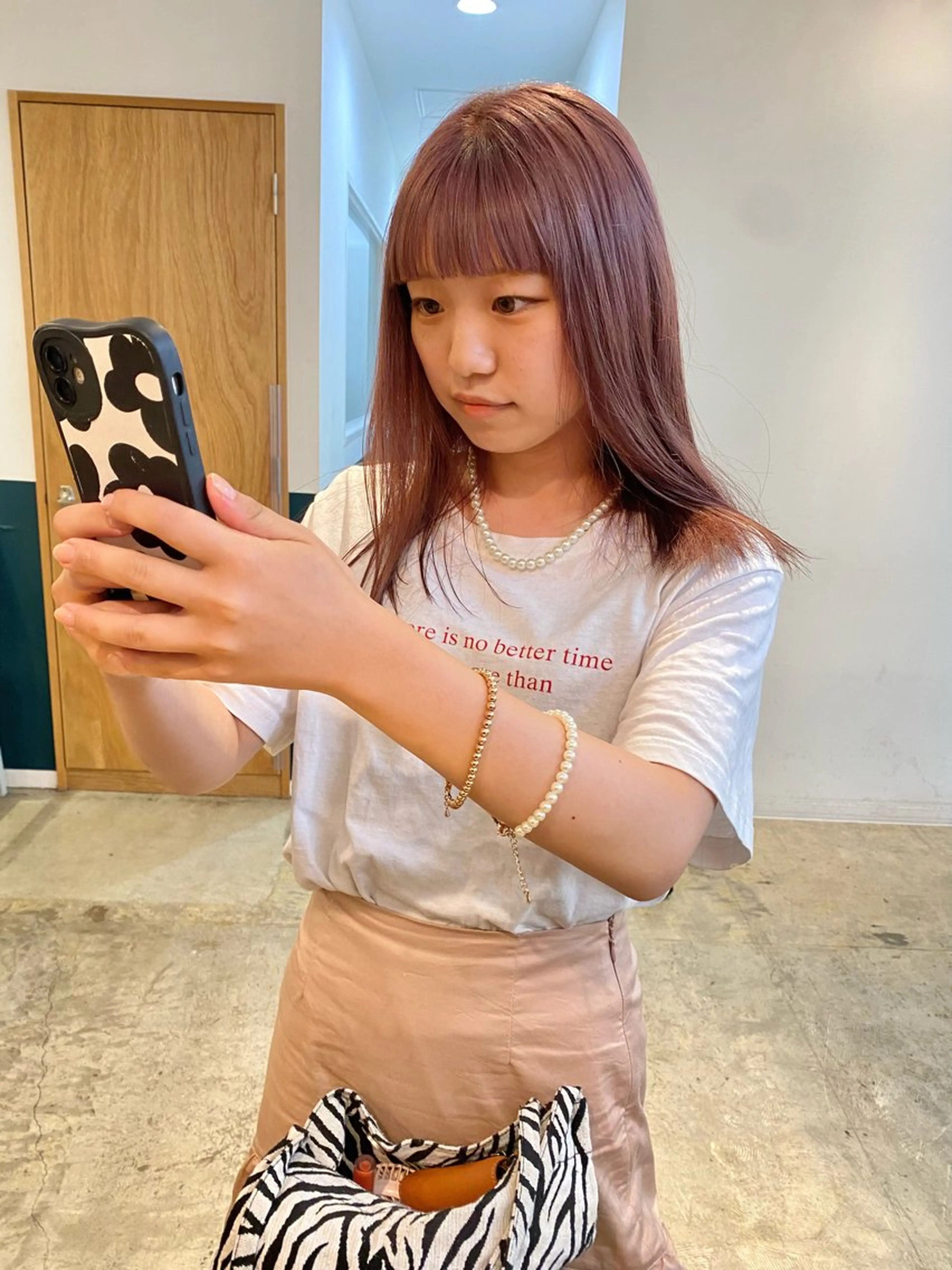 セミロング ワイドバング 聖斗 /ハイトーン/パーマのヘアスタイル