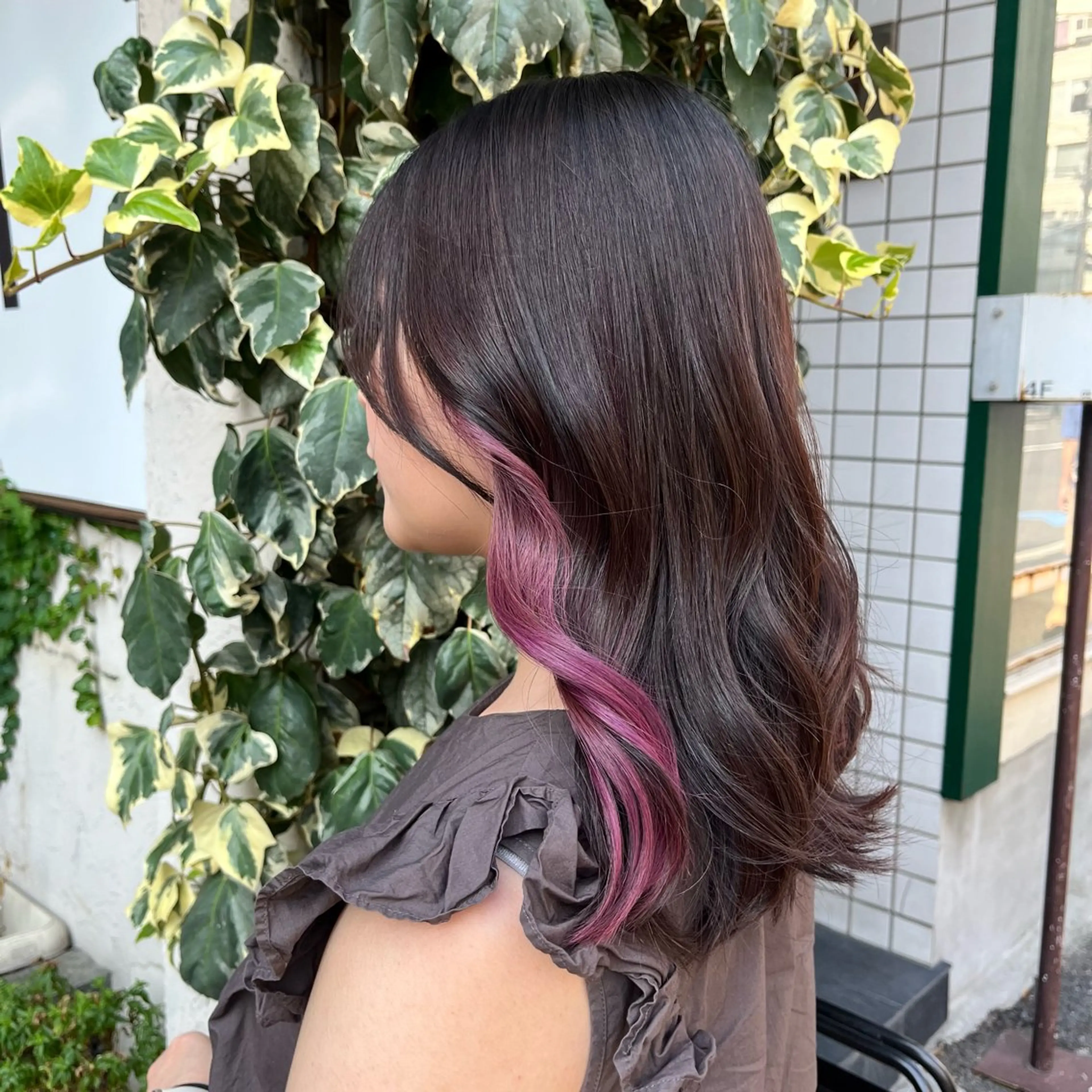 ミディアム ヘアカラー HAIR & MAKE orange所属・mary'sメリー /ニュアンスカラーのヘアスタイル