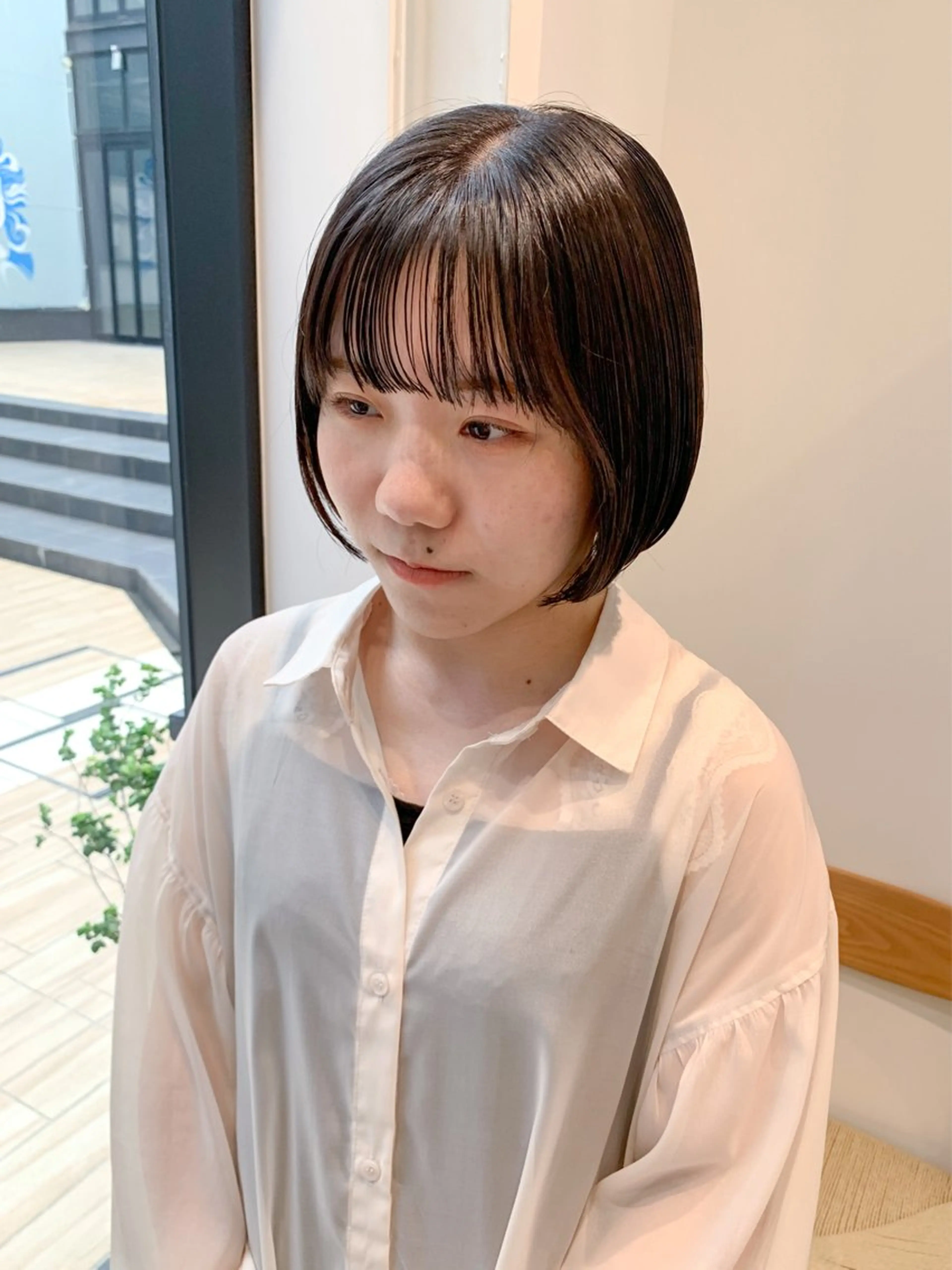 ショート カラー ヘアアレンジ カット トリートメント yuka .のヘアスタイル