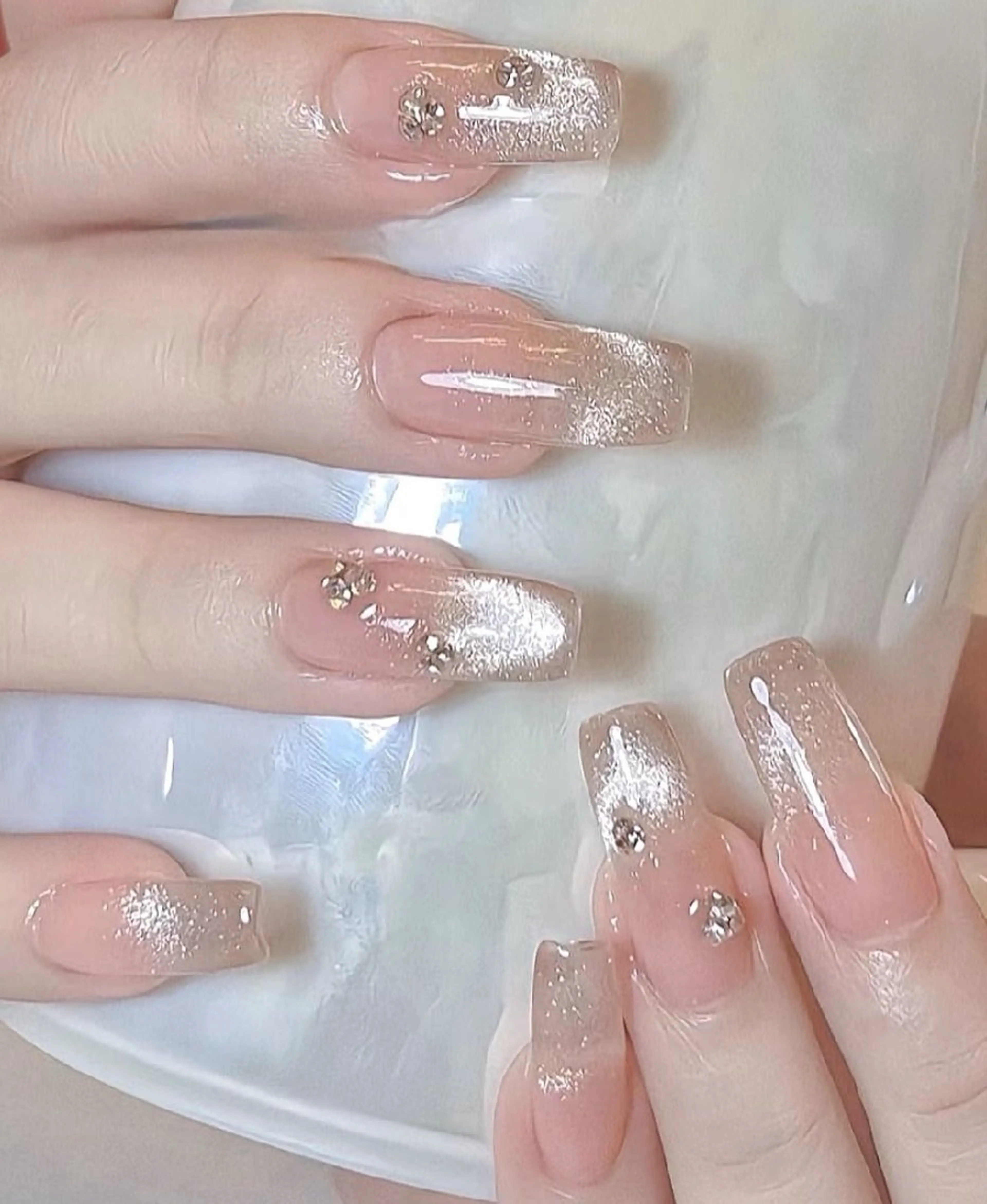 ネイル Miu Miu 🎀 長さだし專門のネイルデザイン