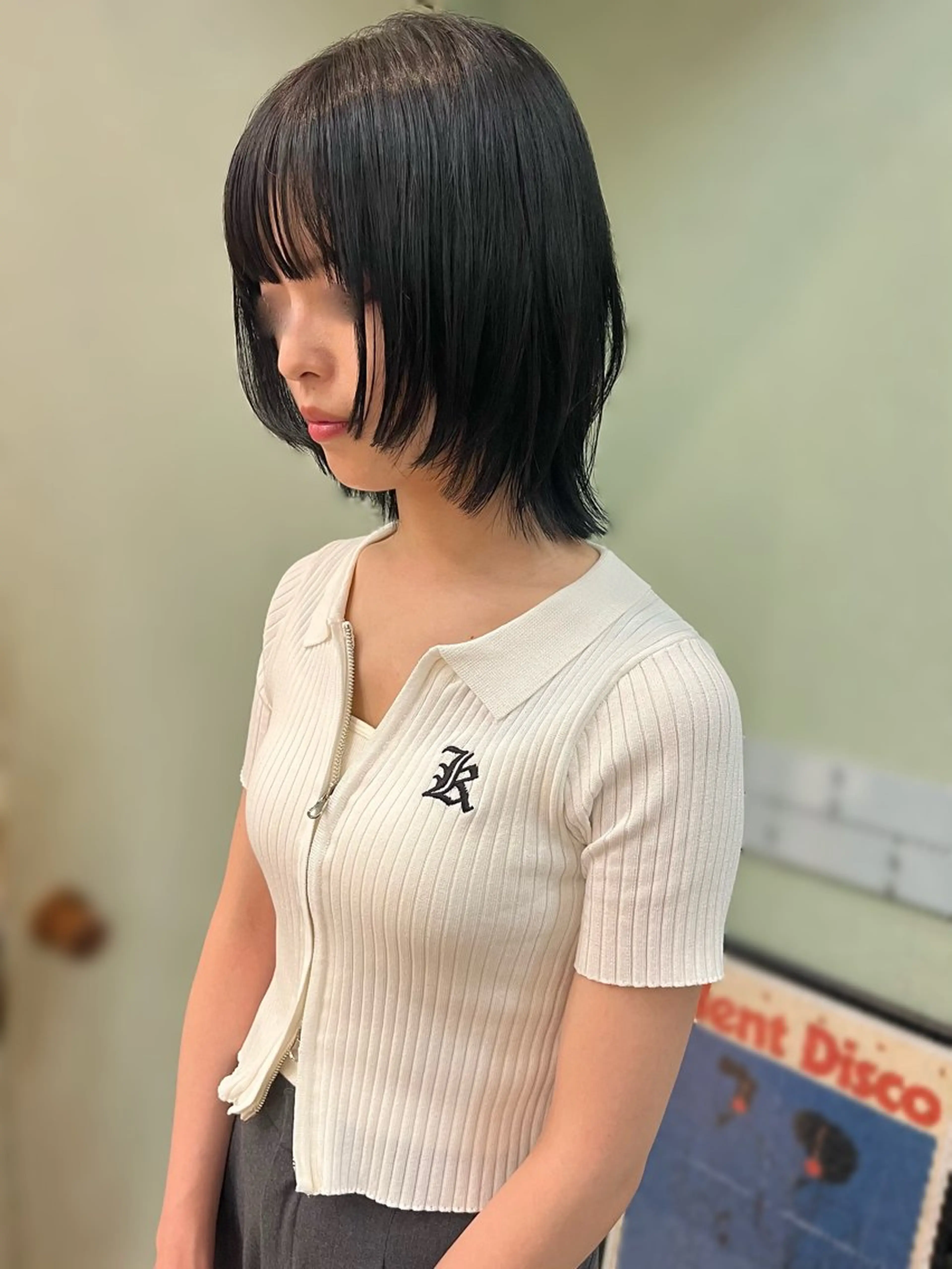 ショート ウルフカット カット 🫧瑠青/ダメージレ スイルミナカラー🫧のヘアスタイル