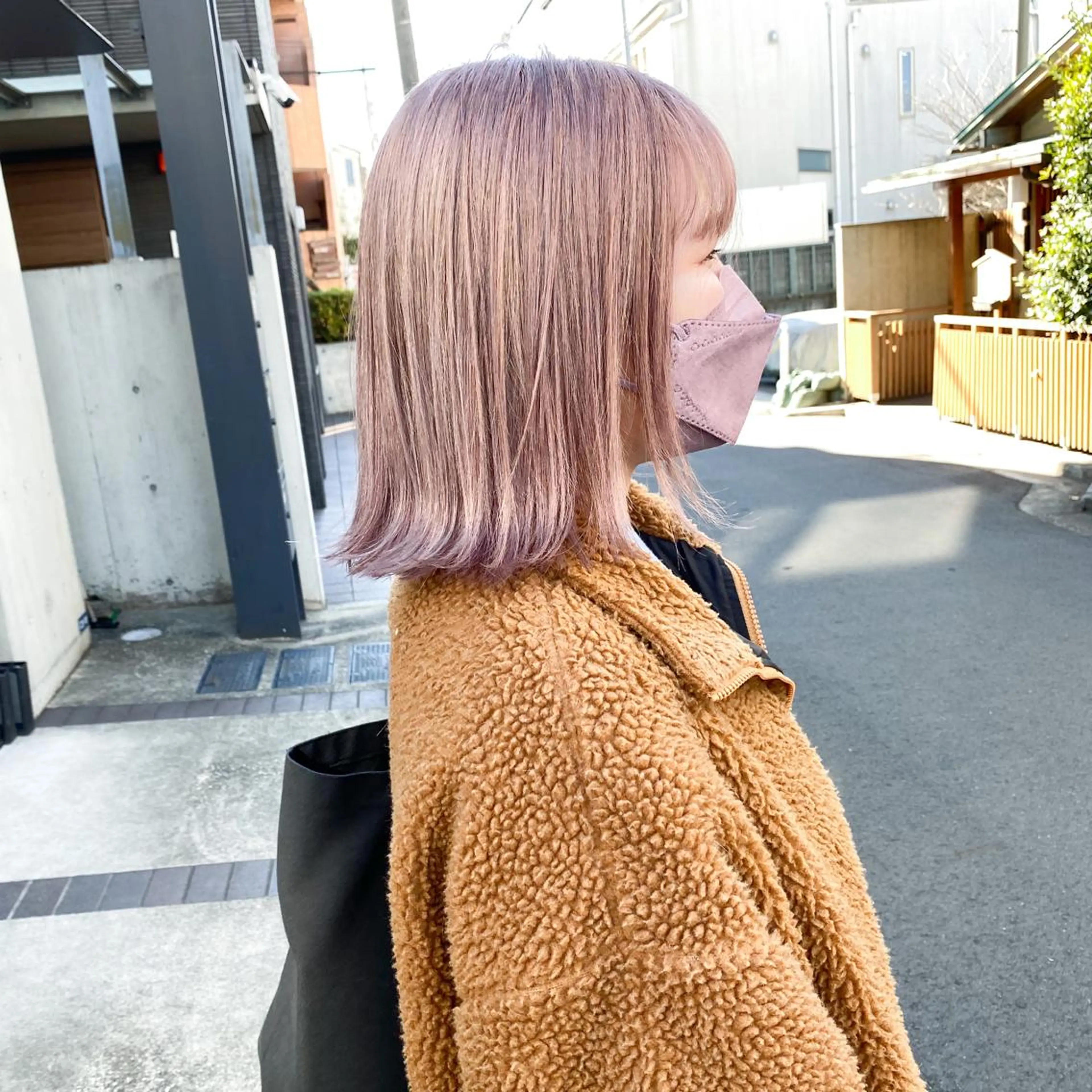 ショート カラー 艶髪ブリーチ 永井竜也のヘアスタイル