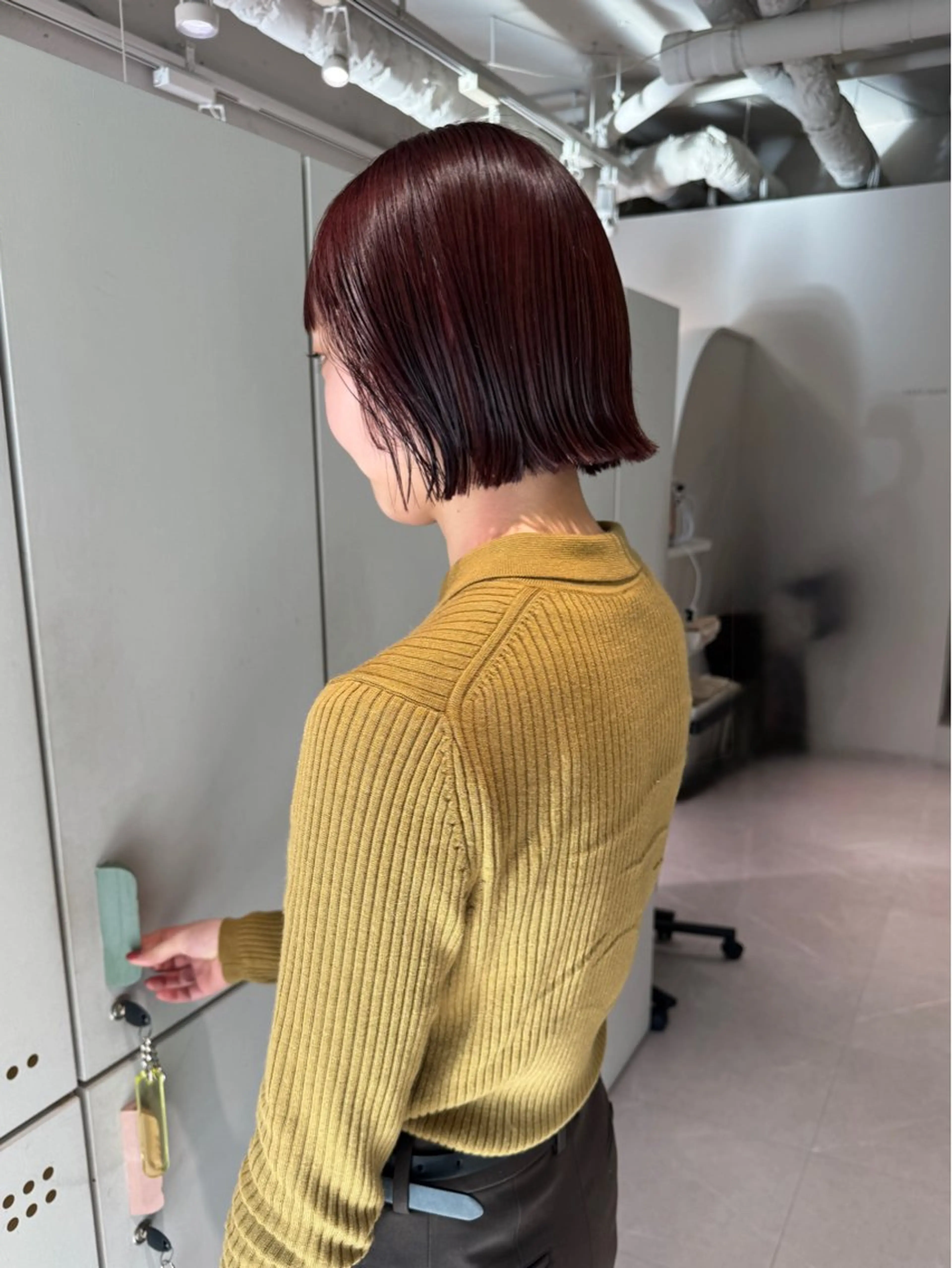 カラー ヘアカラー トリートメント momb所属・杉浦 姫菜のヘアスタイル