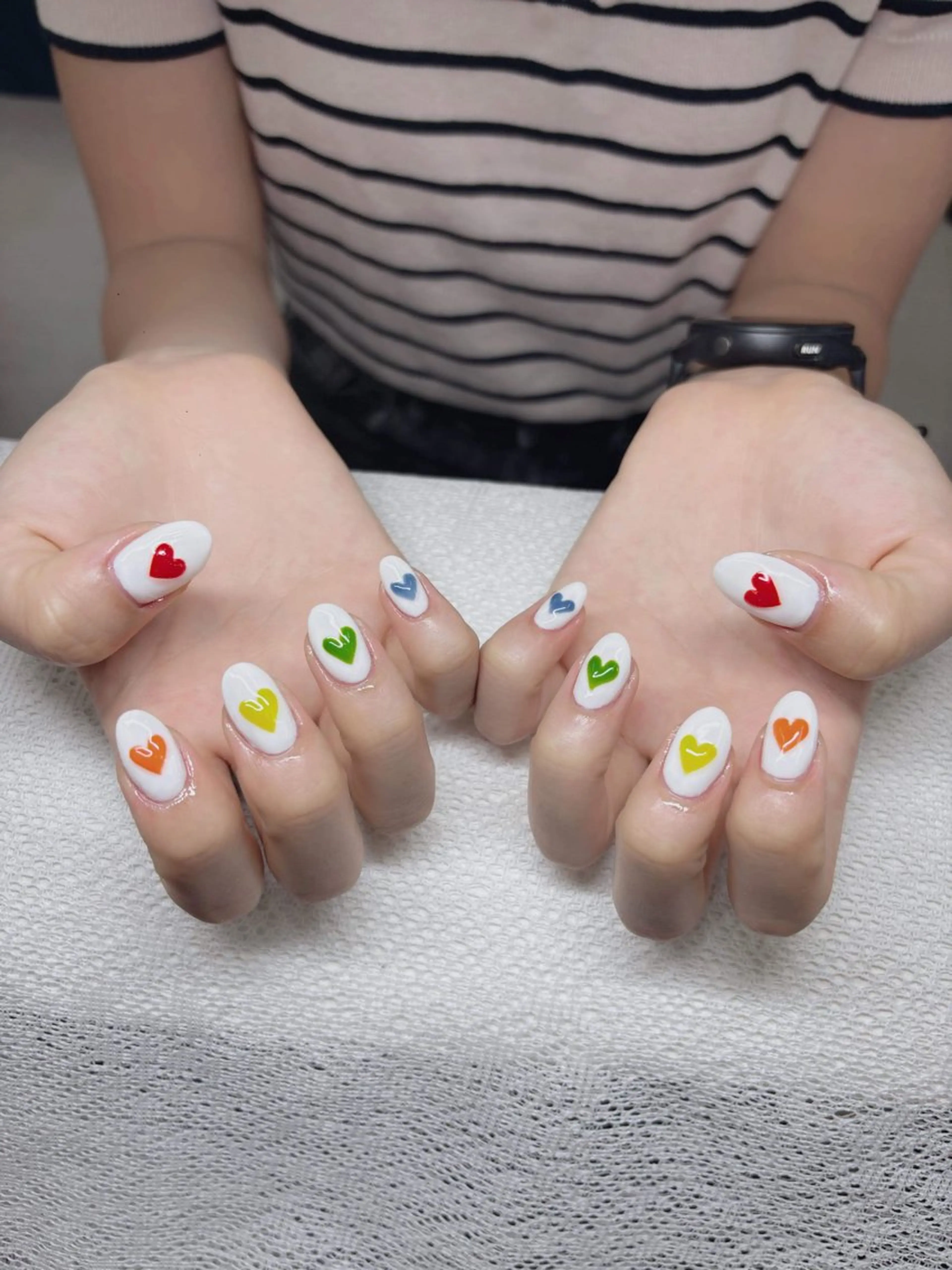 ショート カラー Anh 歌舞伎町のネイルデザイン