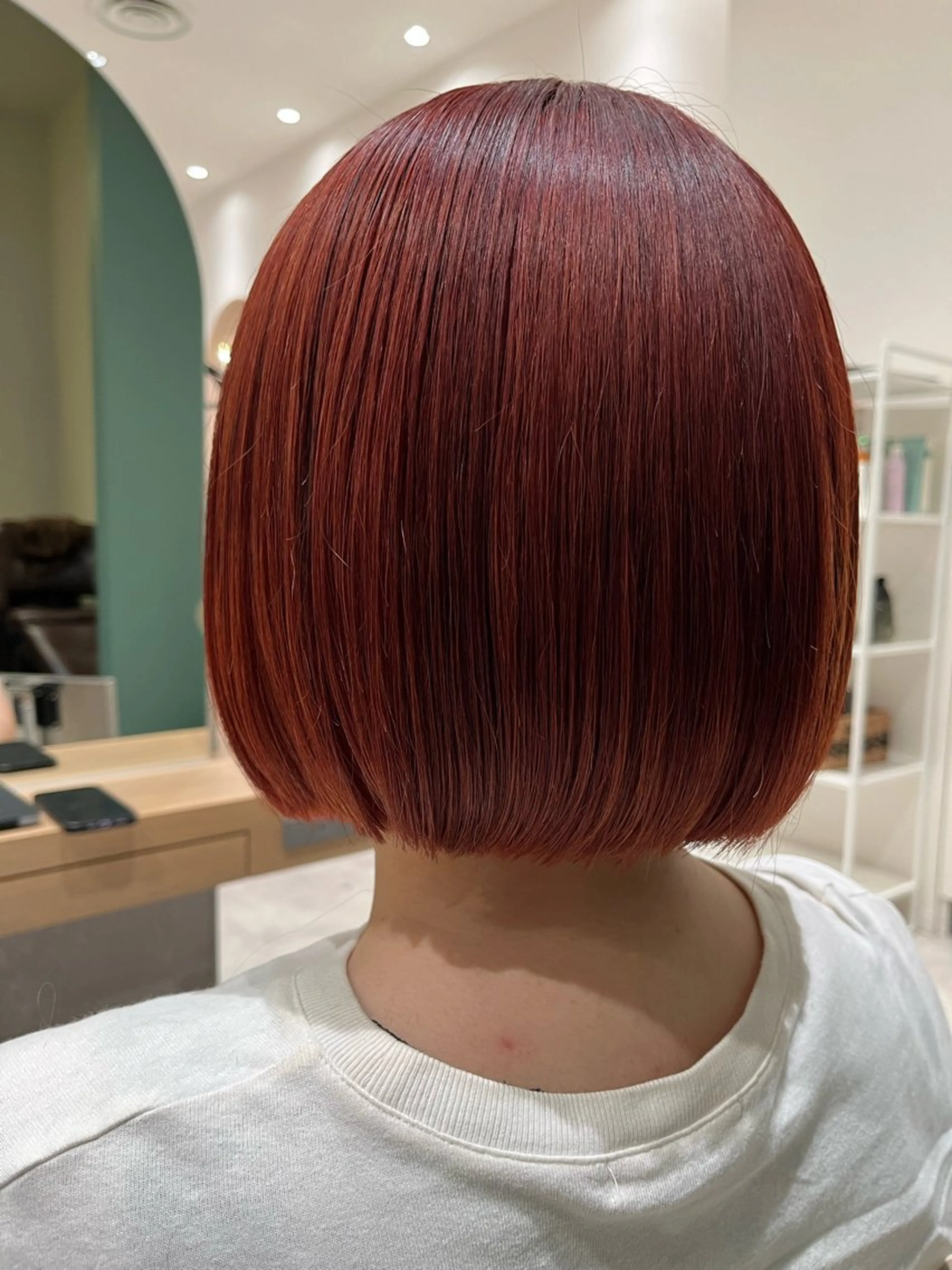 ミディアム カラー ヘアアレンジ 桑原 りゆのヘアスタイル
