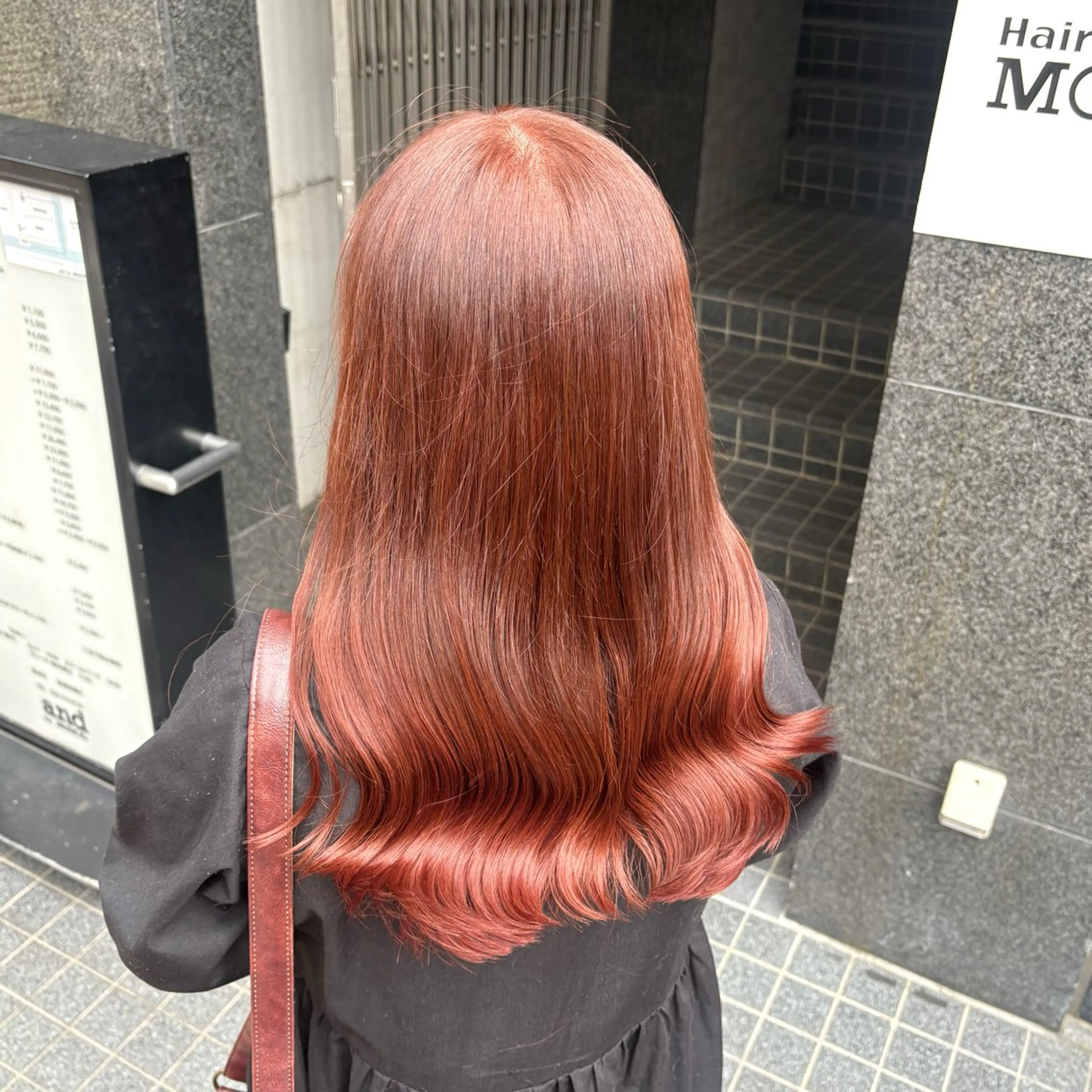 ロング カラー ブリーチ ブラウンカラー ダブルカラー ブリーチなしカラー オレンジ カット ヘアカラー トリートメント 🤍大人可愛い⌇ 𝐑 𝐈 𝐎🤍のヘアスタイル