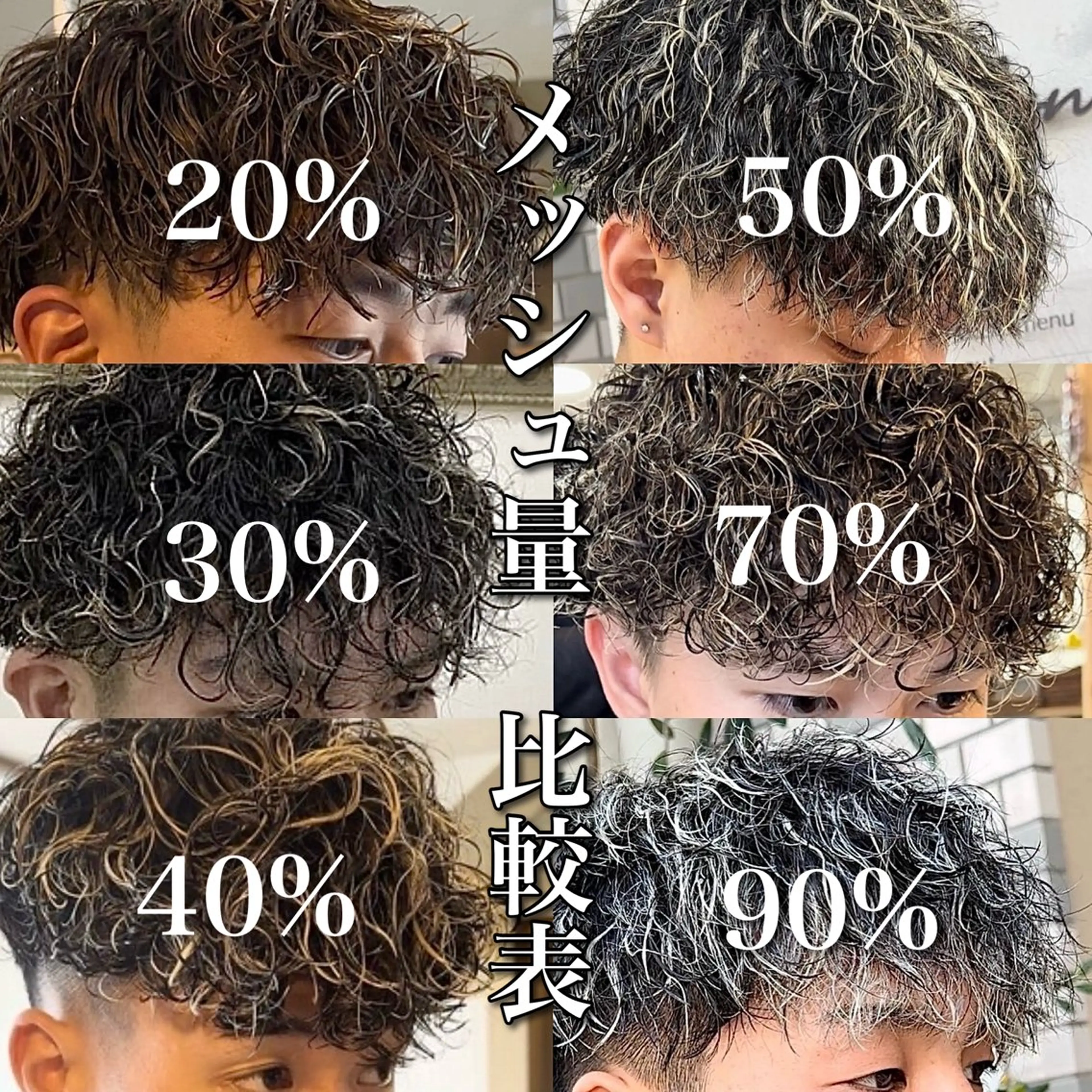パーマ メンズ メンズハイライト メンズメッシュ メンズパーマ カット ヘアカラー パーマ 年間2000名担当◎ パーマ職人/仲原佑樹のヘアスタイル