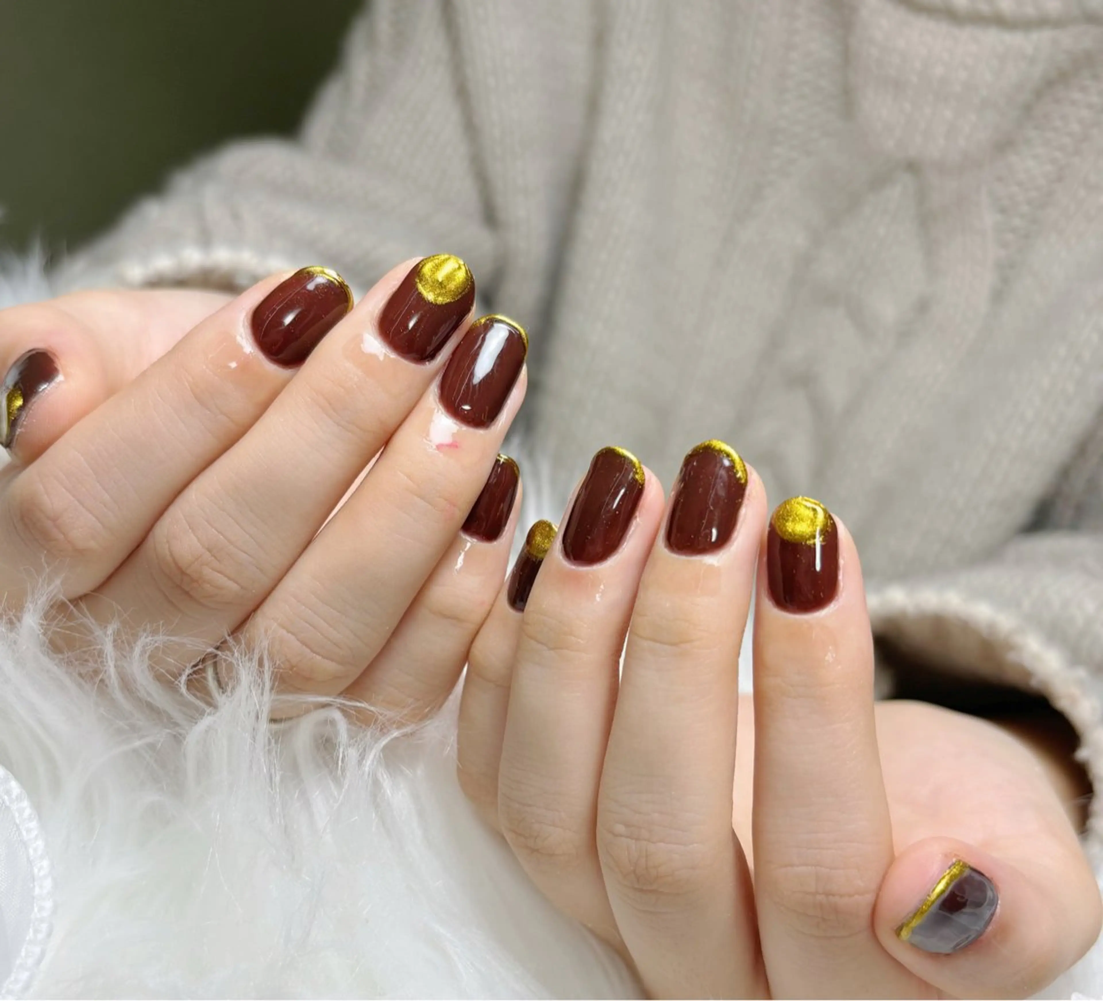 ネイル ハンドネイル 🦋y y Nail 🤍のネイルデザイン