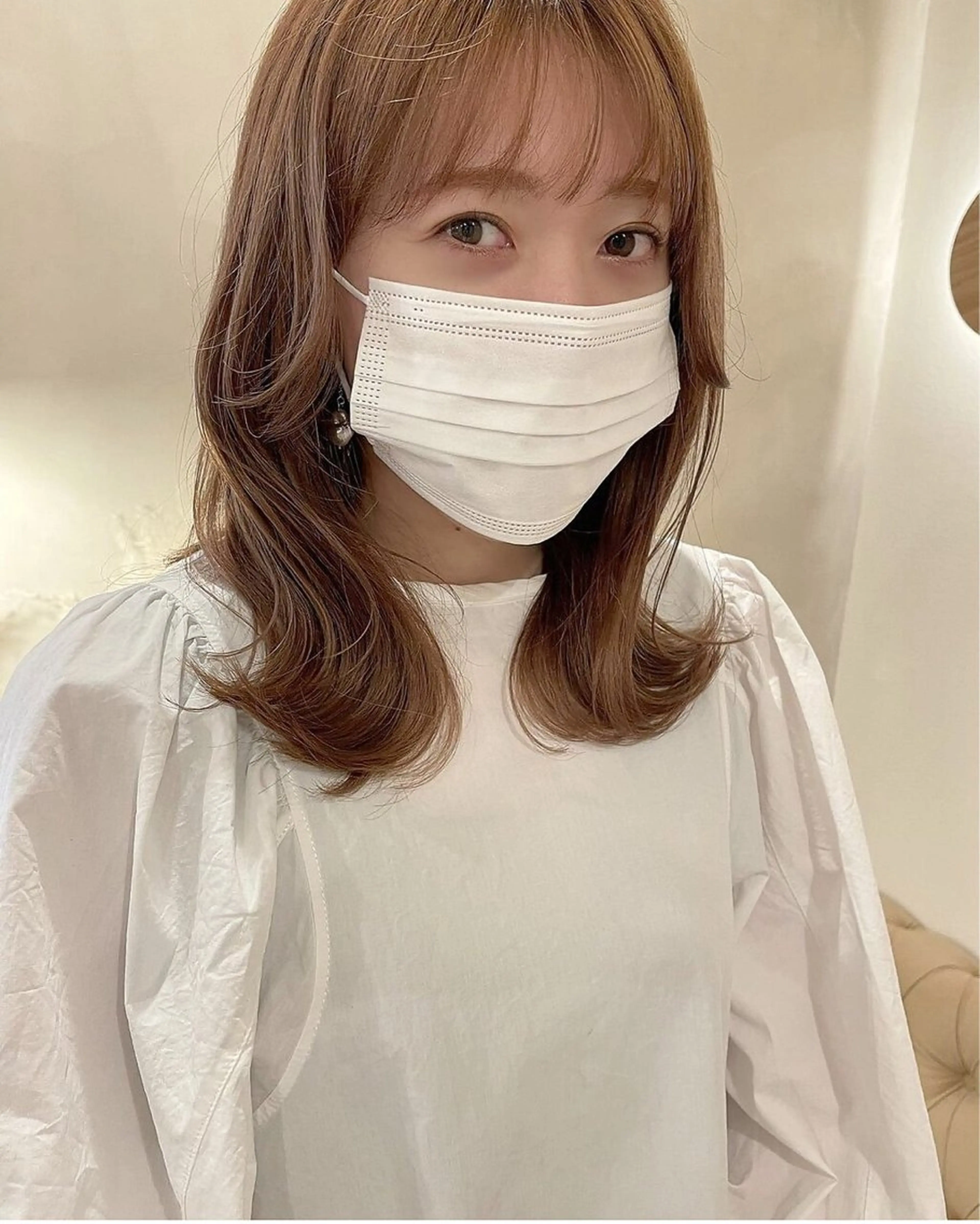 ミディアム rino LUVISMのヘアスタイル