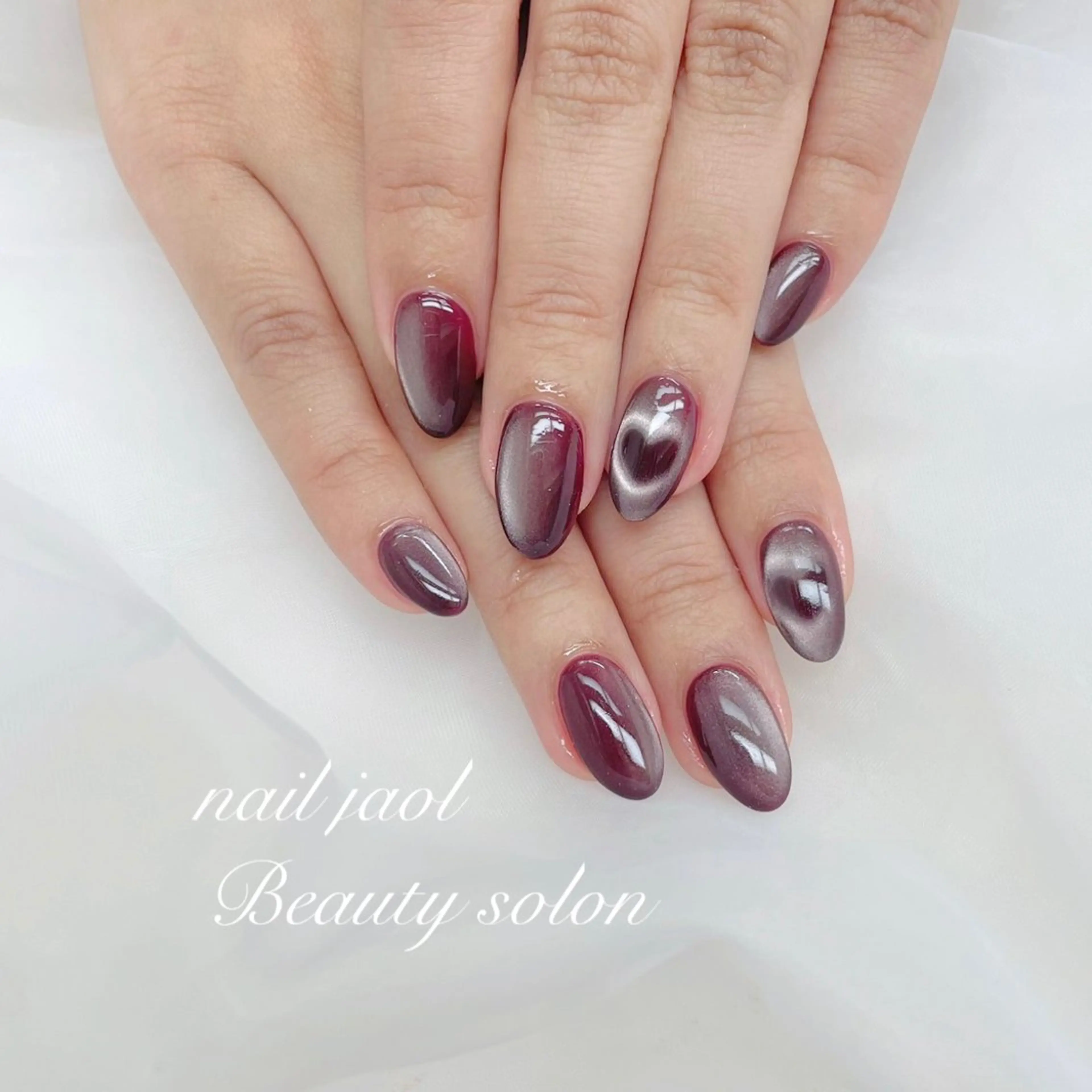 ミディアム 韓国風ヘア ハンドネイル nail jaol池袋店所属・ネイルJaol 池袋のネイルデザイン