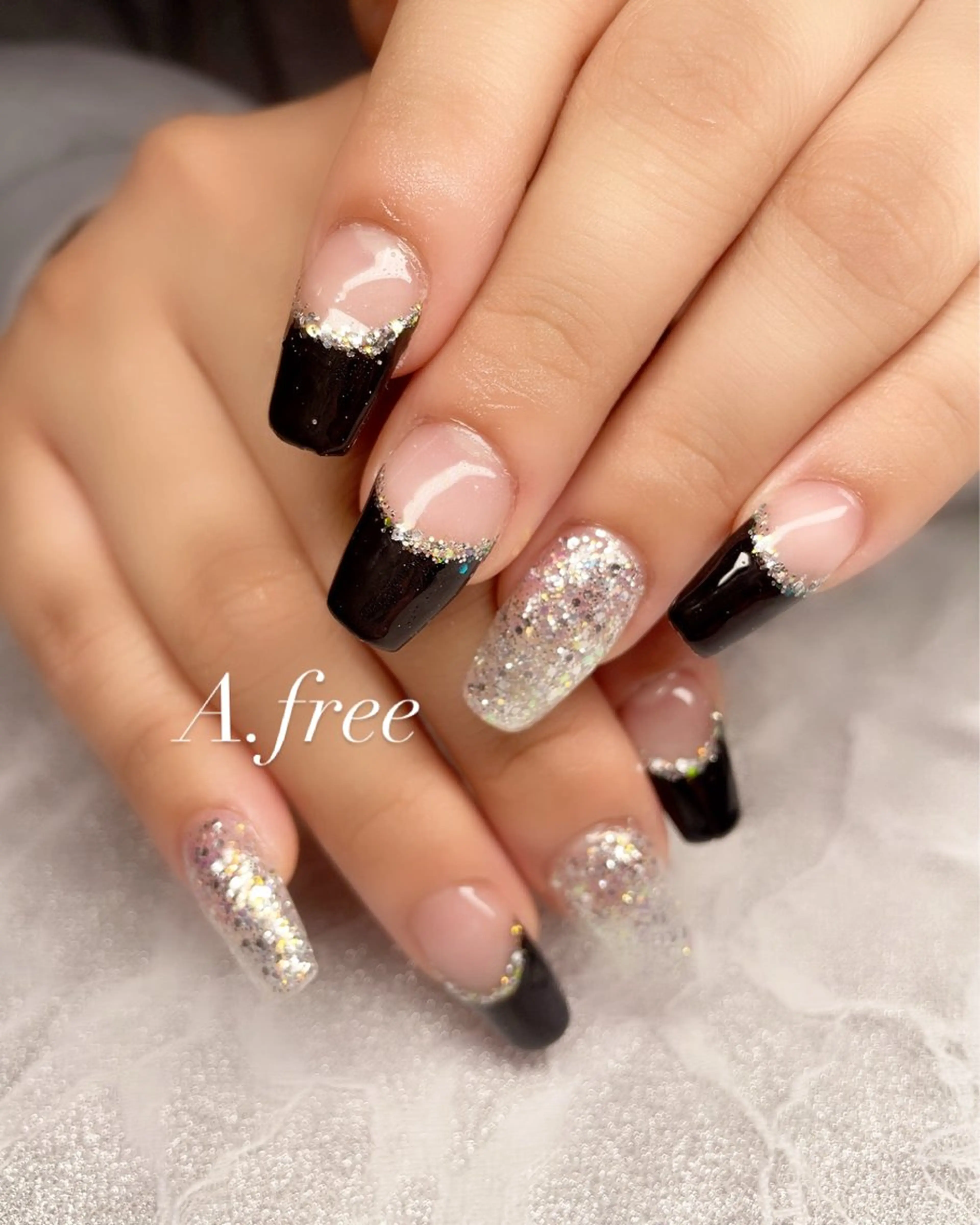 ネイル ハンドネイル A.free✧*｡ アレルギー対応✧*｡のネイルデザイン
