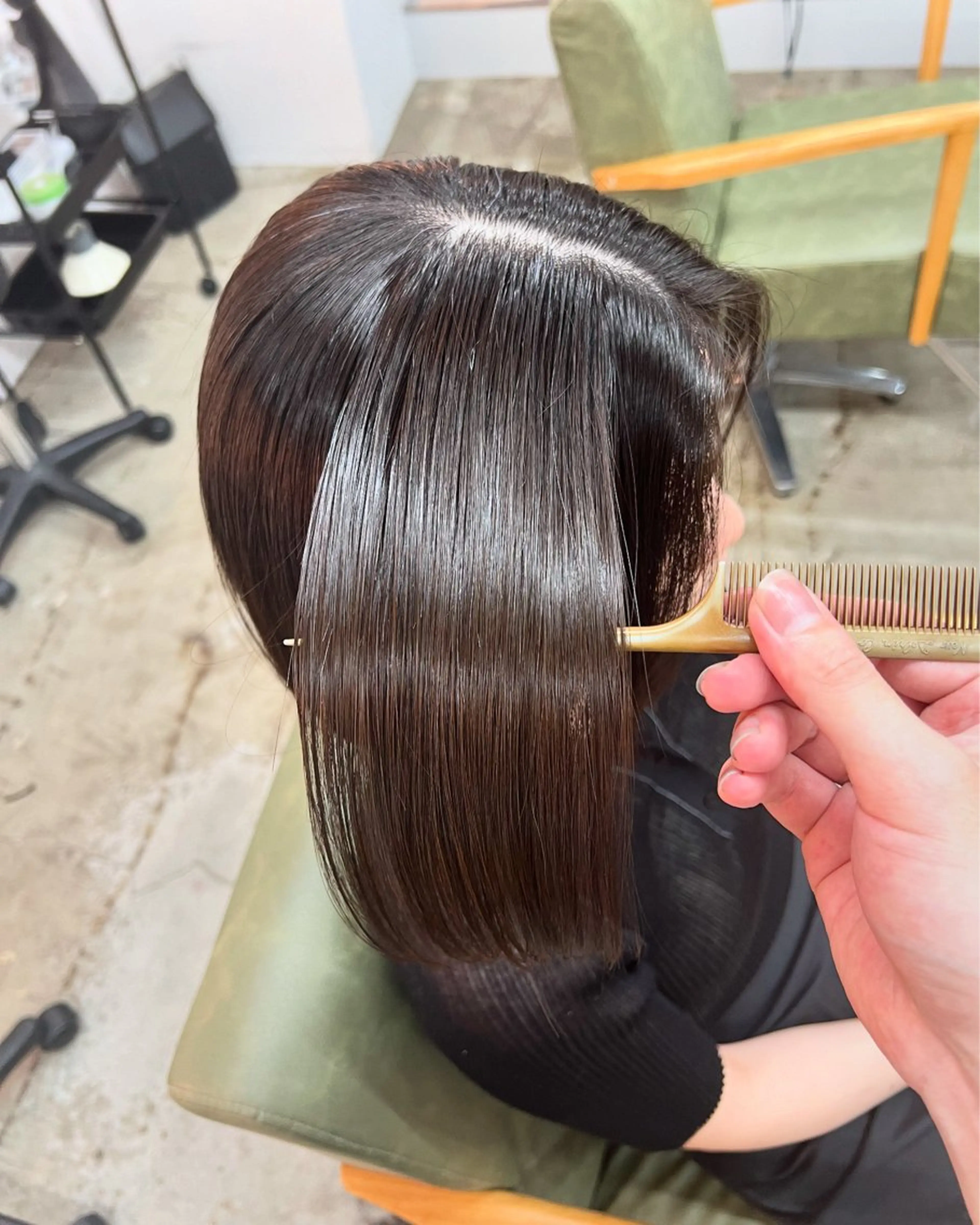 【髪質改善美髪エステ】カット＋髪質改善ストレート(矯正)　¥27500→¥22000の写真
