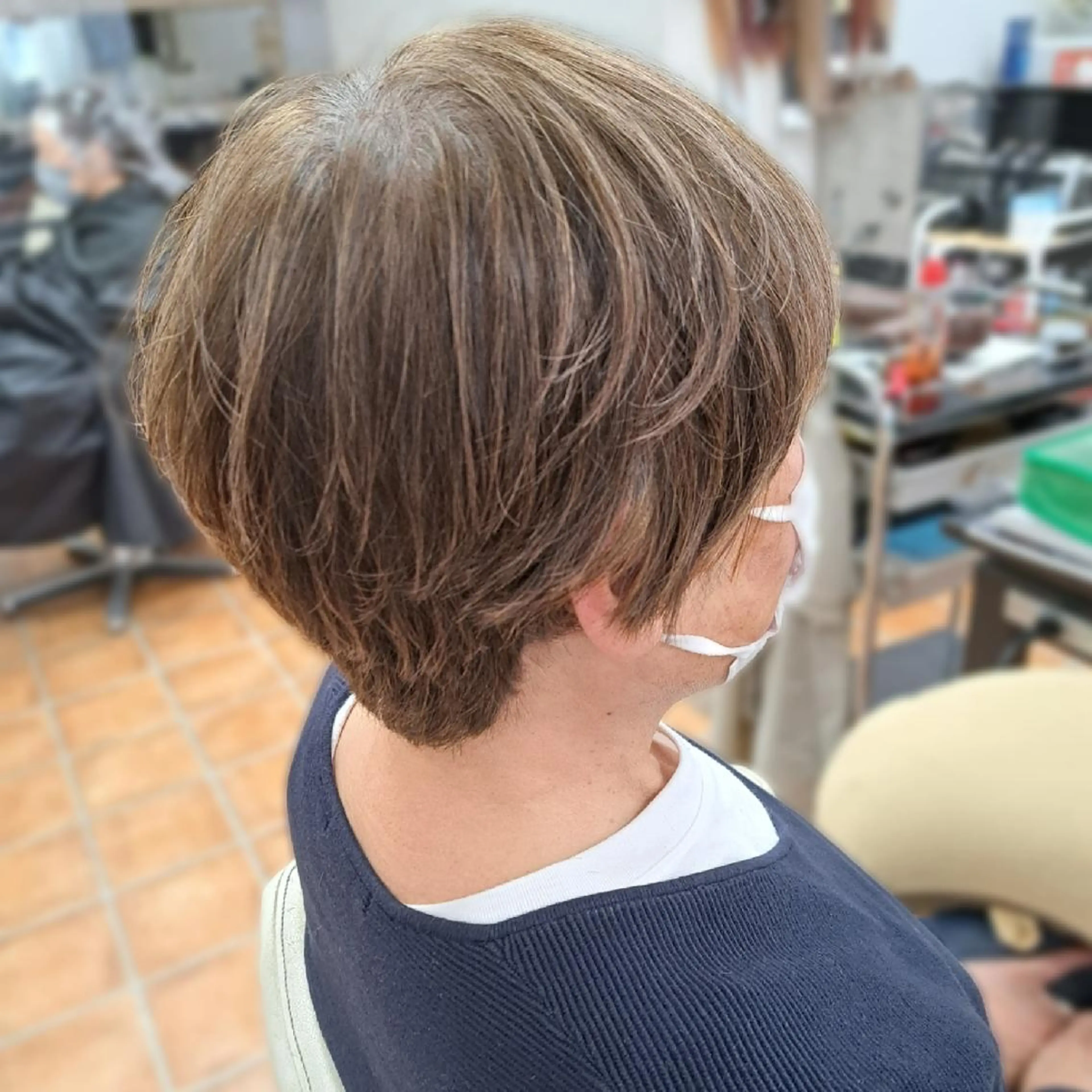 ショート 💜𝑳𝑼𝑵𝑨 🌻母良田愛美🌻のヘアスタイル
