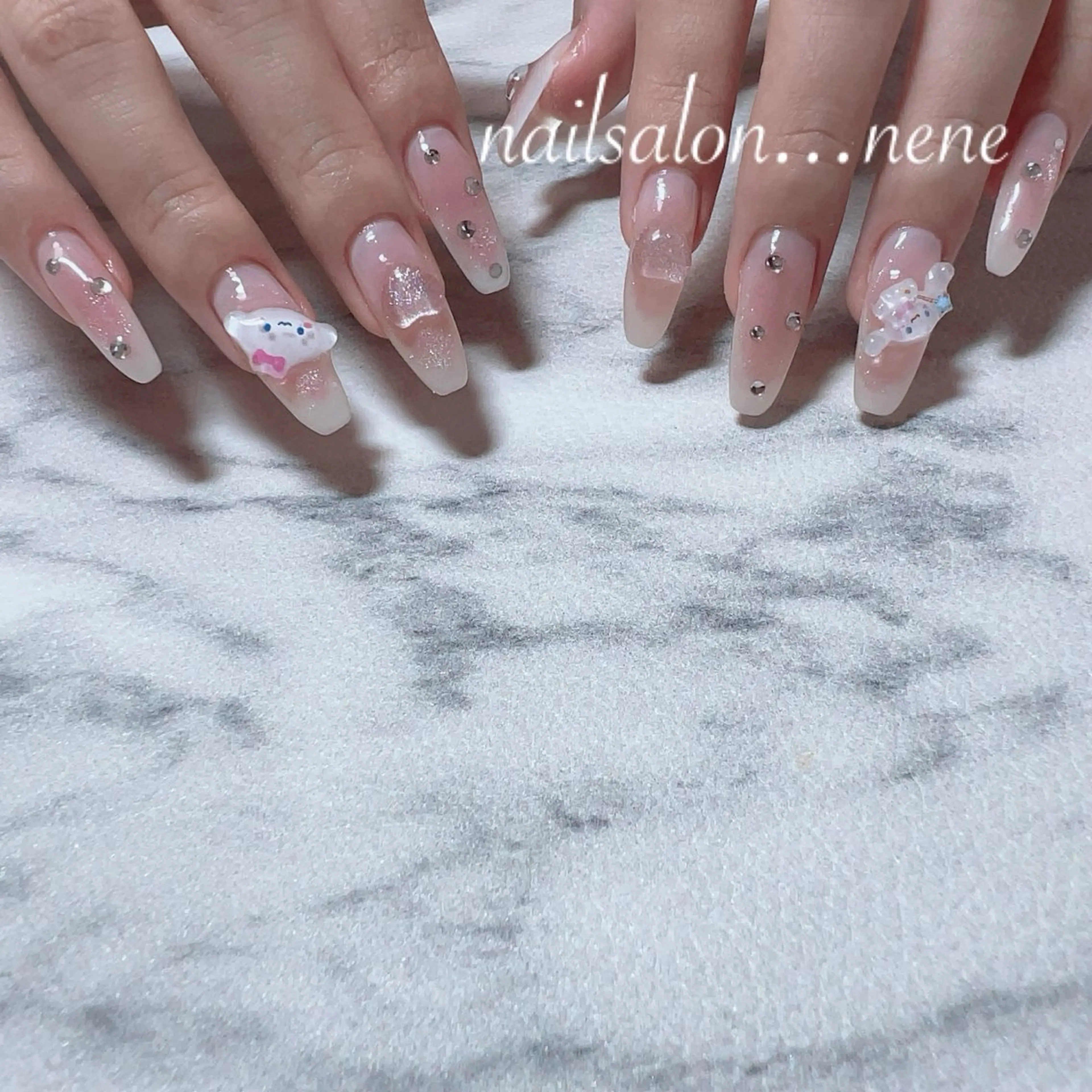 ネイル チークネイル nailsalon ...neneのネイルデザイン