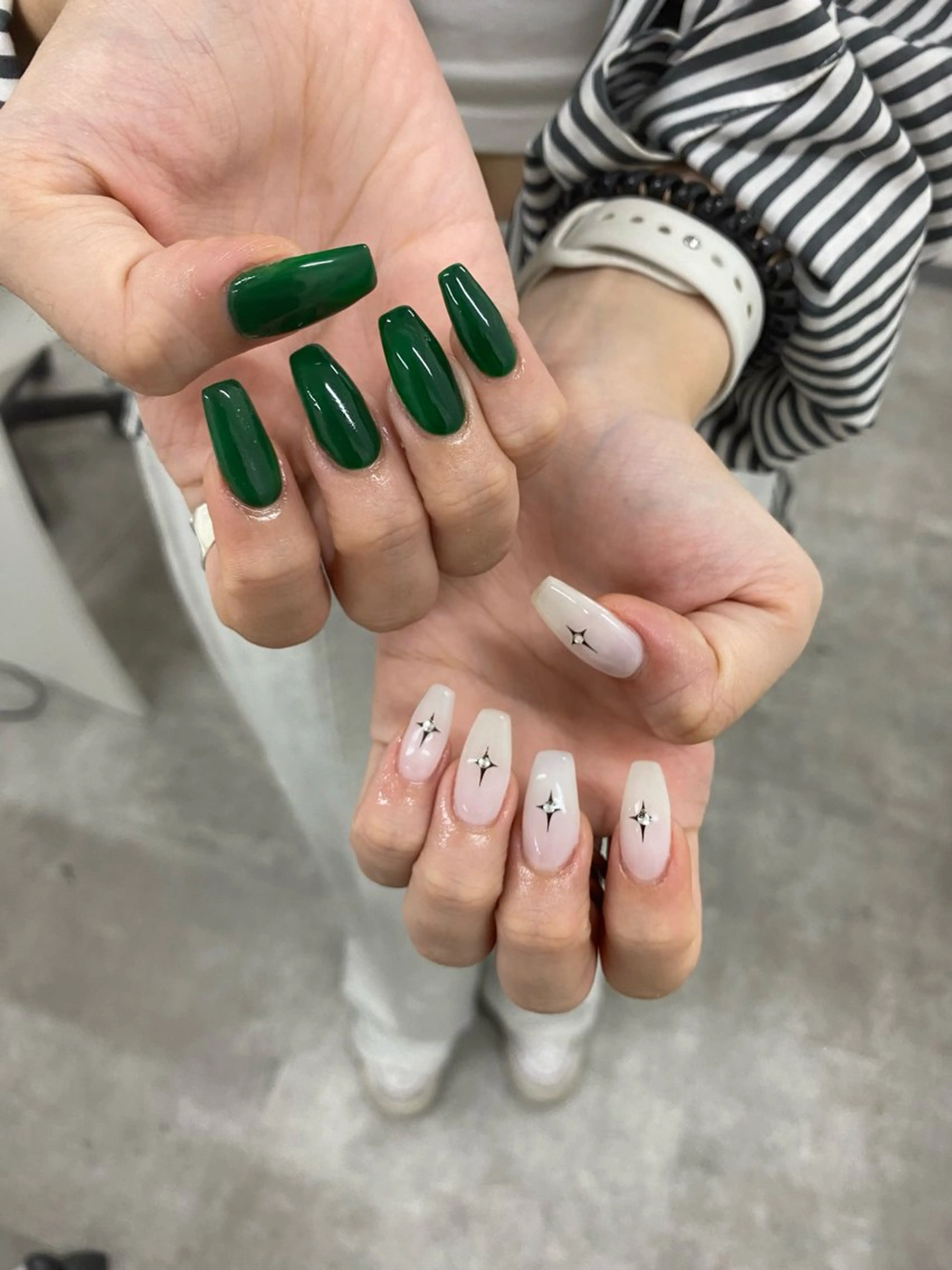 ネイル アートネイル 持ち込み REINA ルレイル心斎橋のネイルデザイン