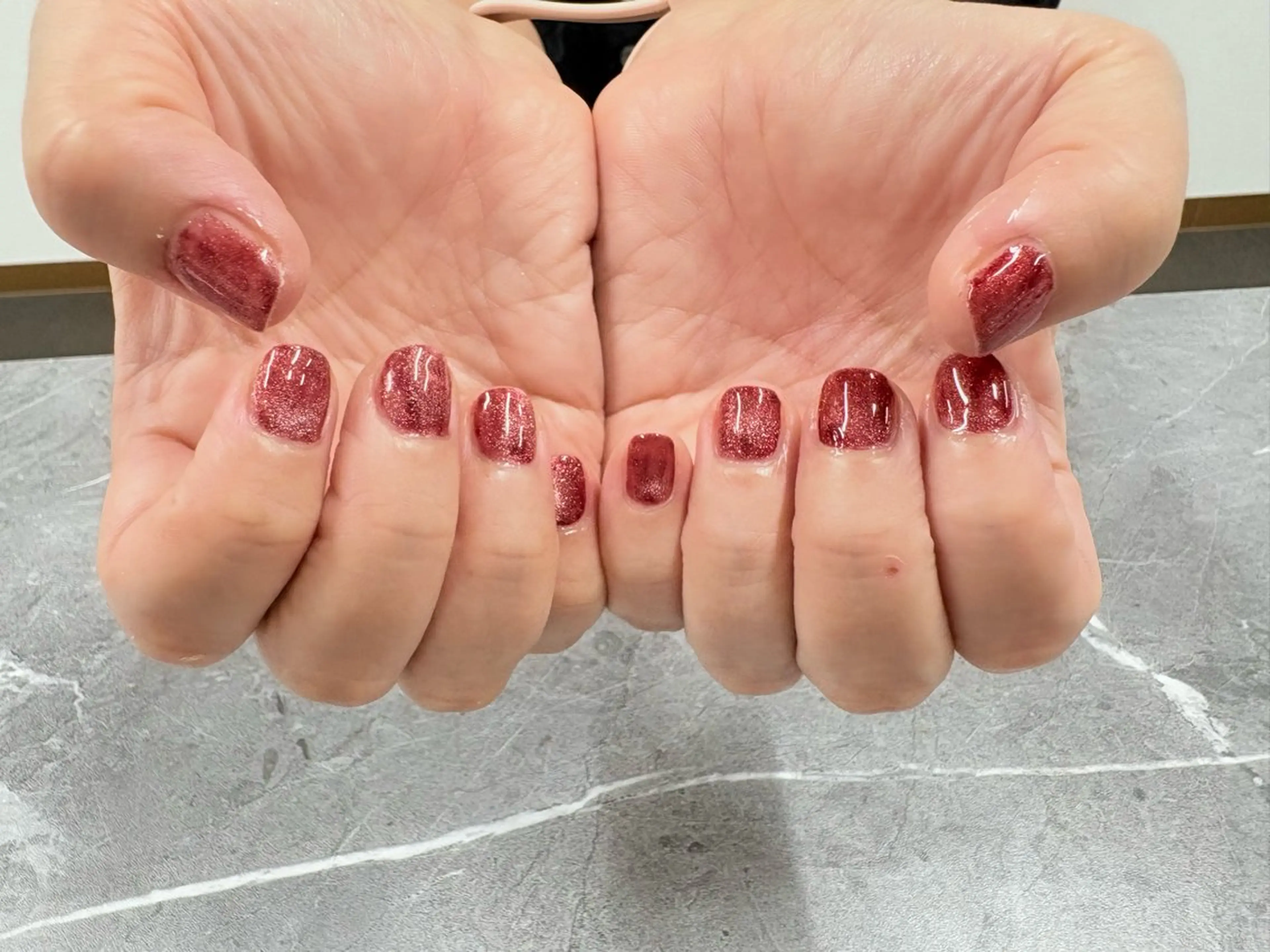 ネイル ボルドー Bijou nail salon所属・Ｂijou chihiroのネイルデザイン