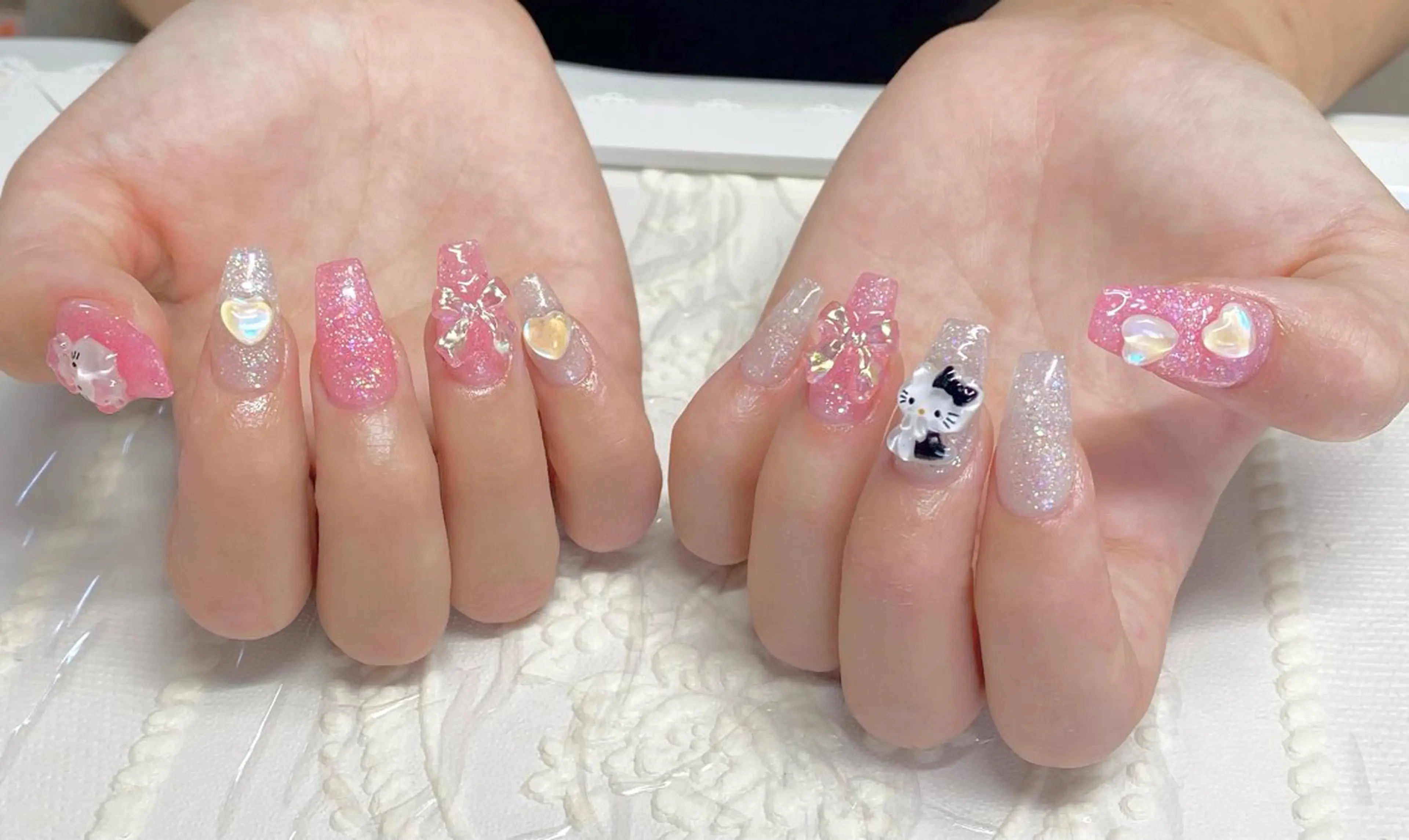 ミディアム ネイル ハンドネイル lune nail_2017のその他イメージ