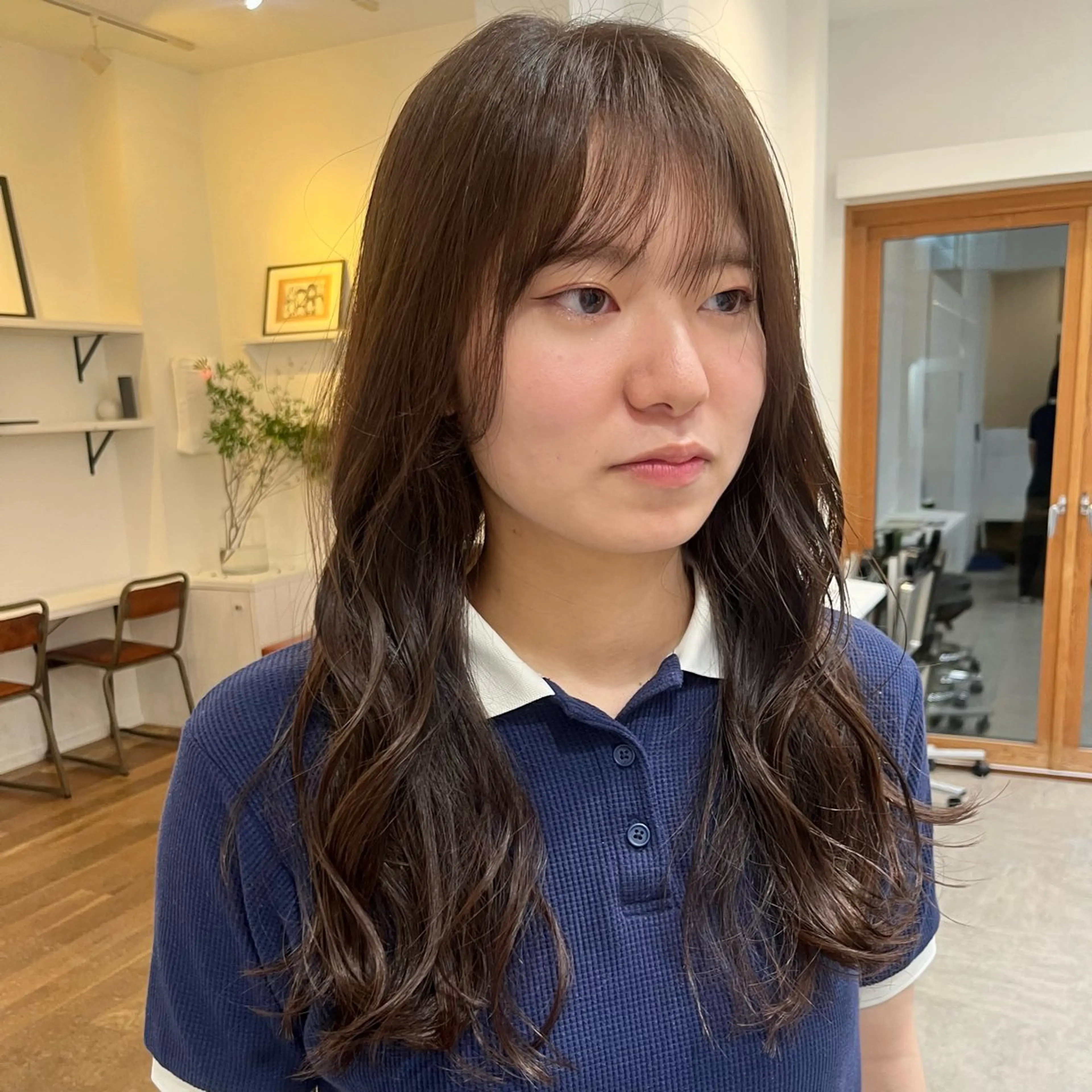 ロング カラー ヘアアレンジ 透明感カラー ココアグレージュ グレージュ カット ヘアカラー 無料カットモデル‪✨ ✂️Nanami🌷のヘアスタイル