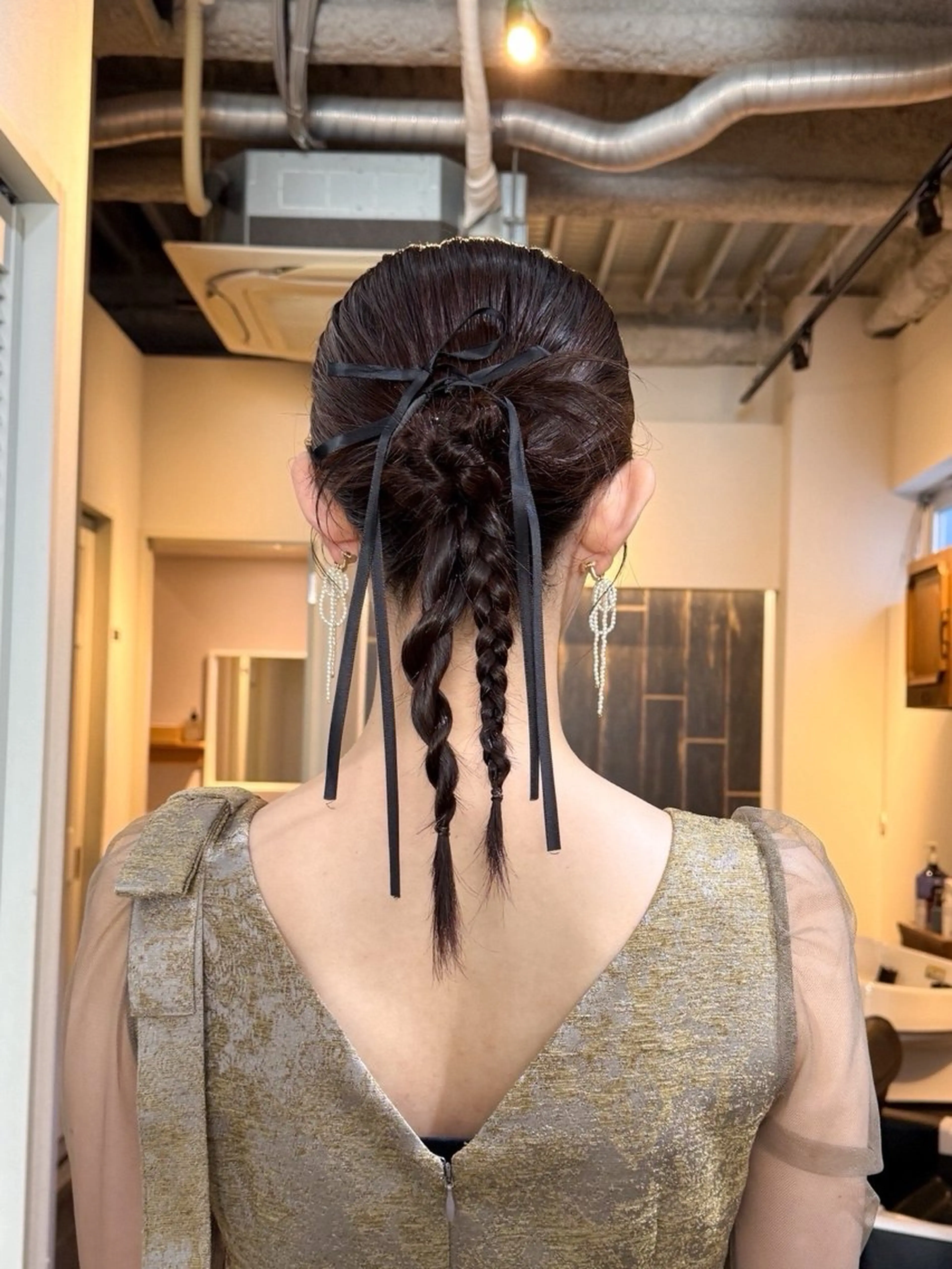 ミディアム ヘアアレンジ ヘアセット 福岡ヘアセット/ 髪質改善/ayaneのヘアスタイル