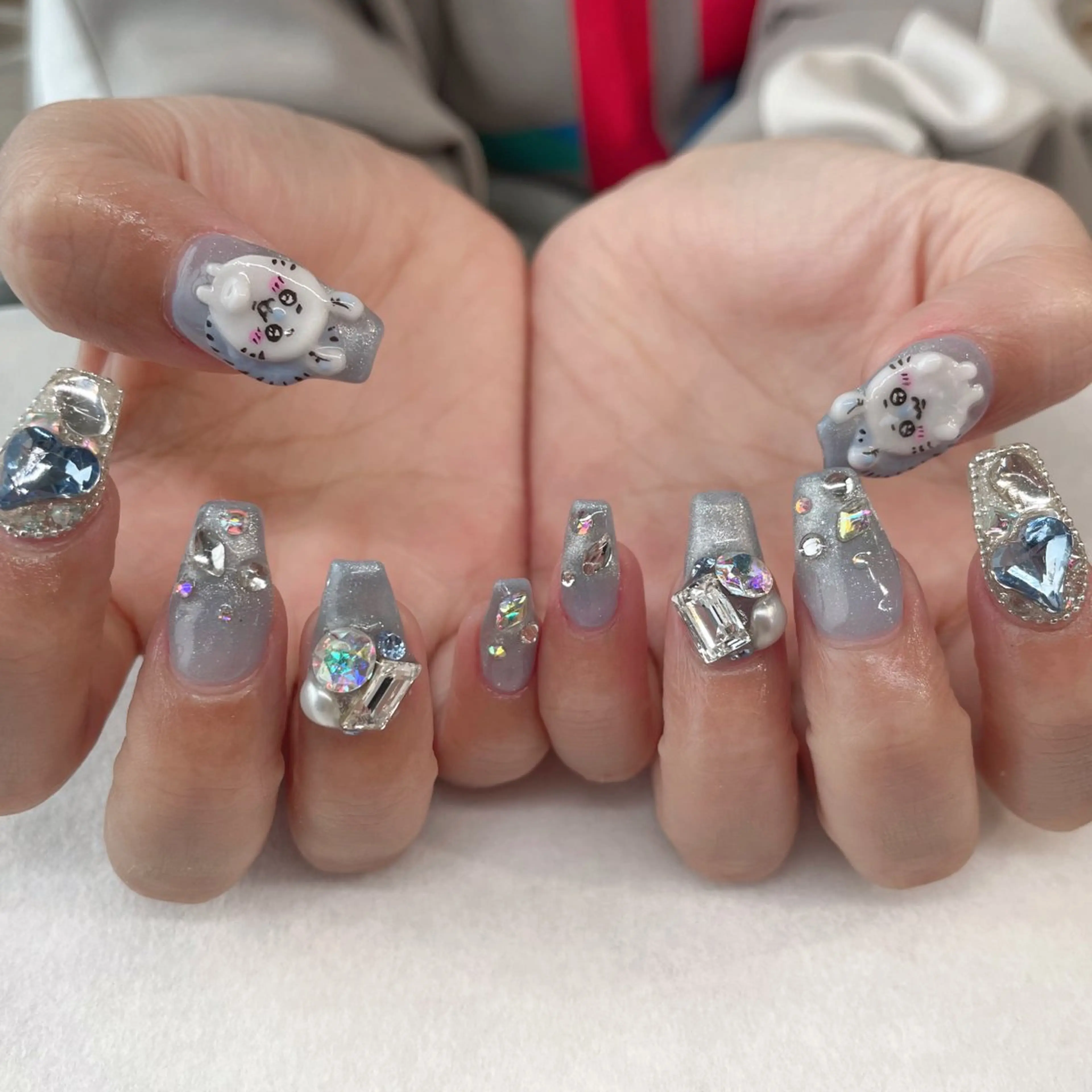 ネイル ハンドネイル 💎🐰 saki. m 🐰💎のネイルデザイン
