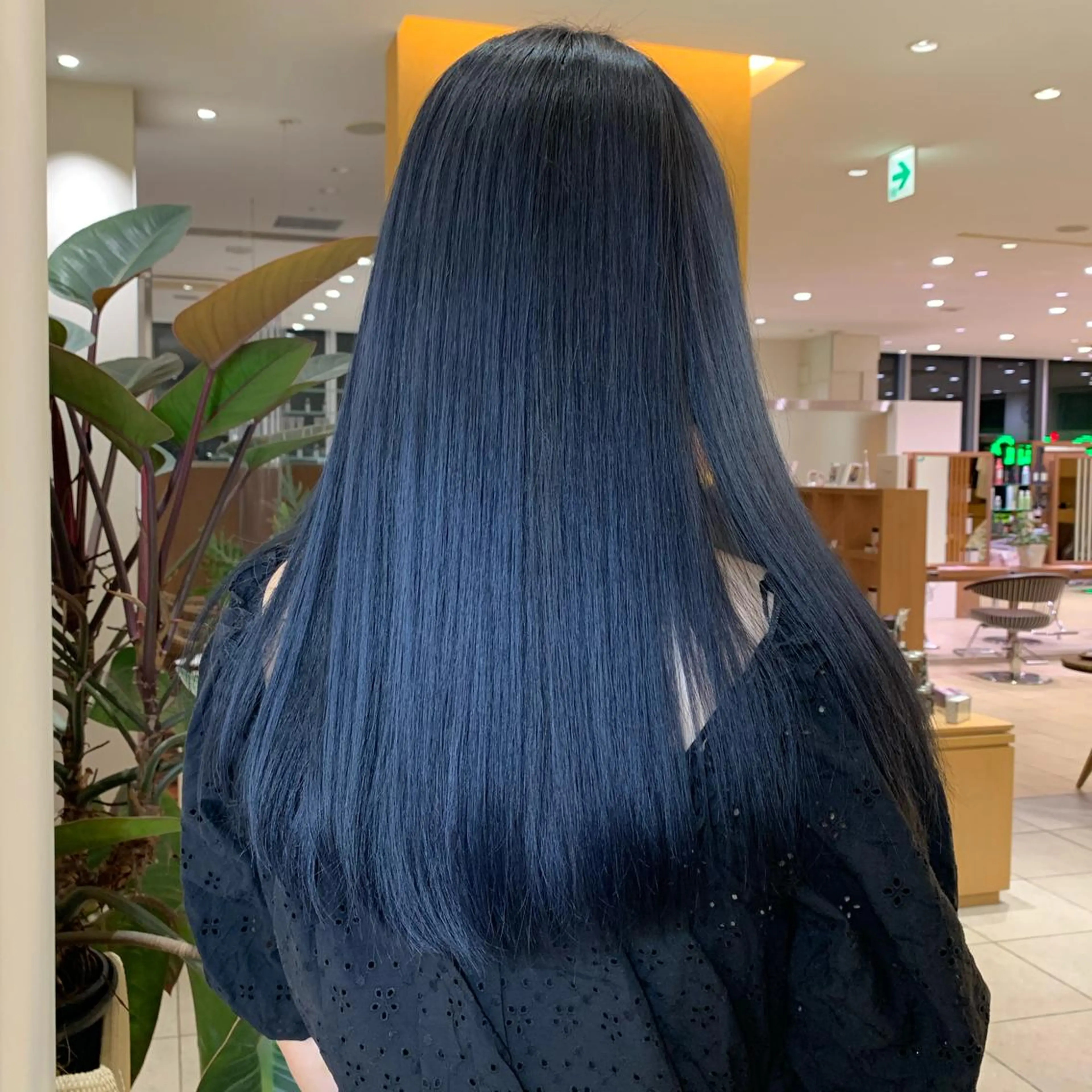 ロング カラー ブリーチ ネイビーカラー Ammy 池袋所属・韓国ヘア&耳ツボ💎 池袋/himeriのその他イメージ