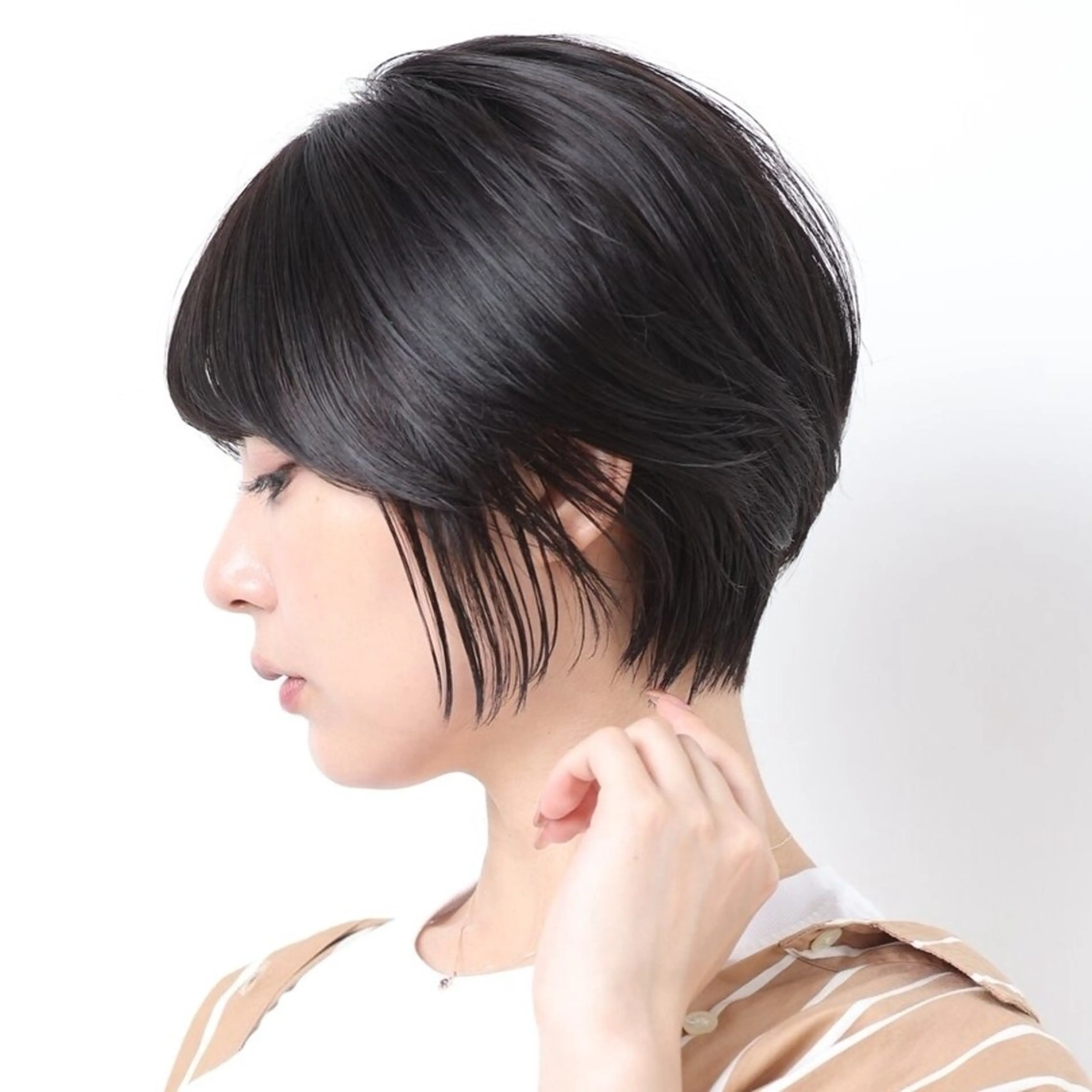 ショート カラー 丸みショート ショートヘア 小顔カット カット ヘアカラー トリートメント 自由が丘×似合わせ ディレクター枦山大将のヘアスタイル