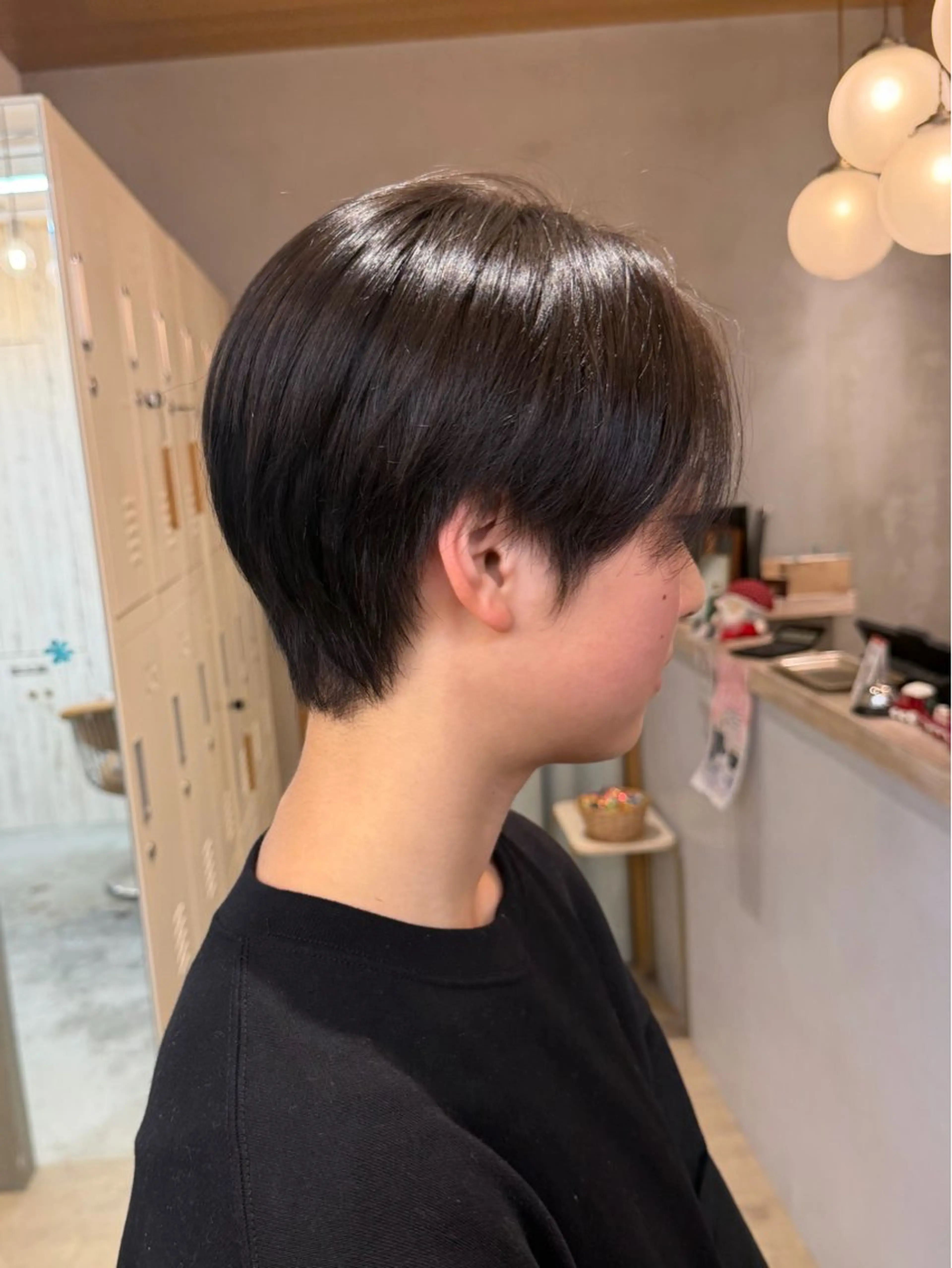 ショート カラー カット ヘアカラー トリートメント 縮毛矯正/髪質改善 ショートボブ/ともきのヘアスタイル