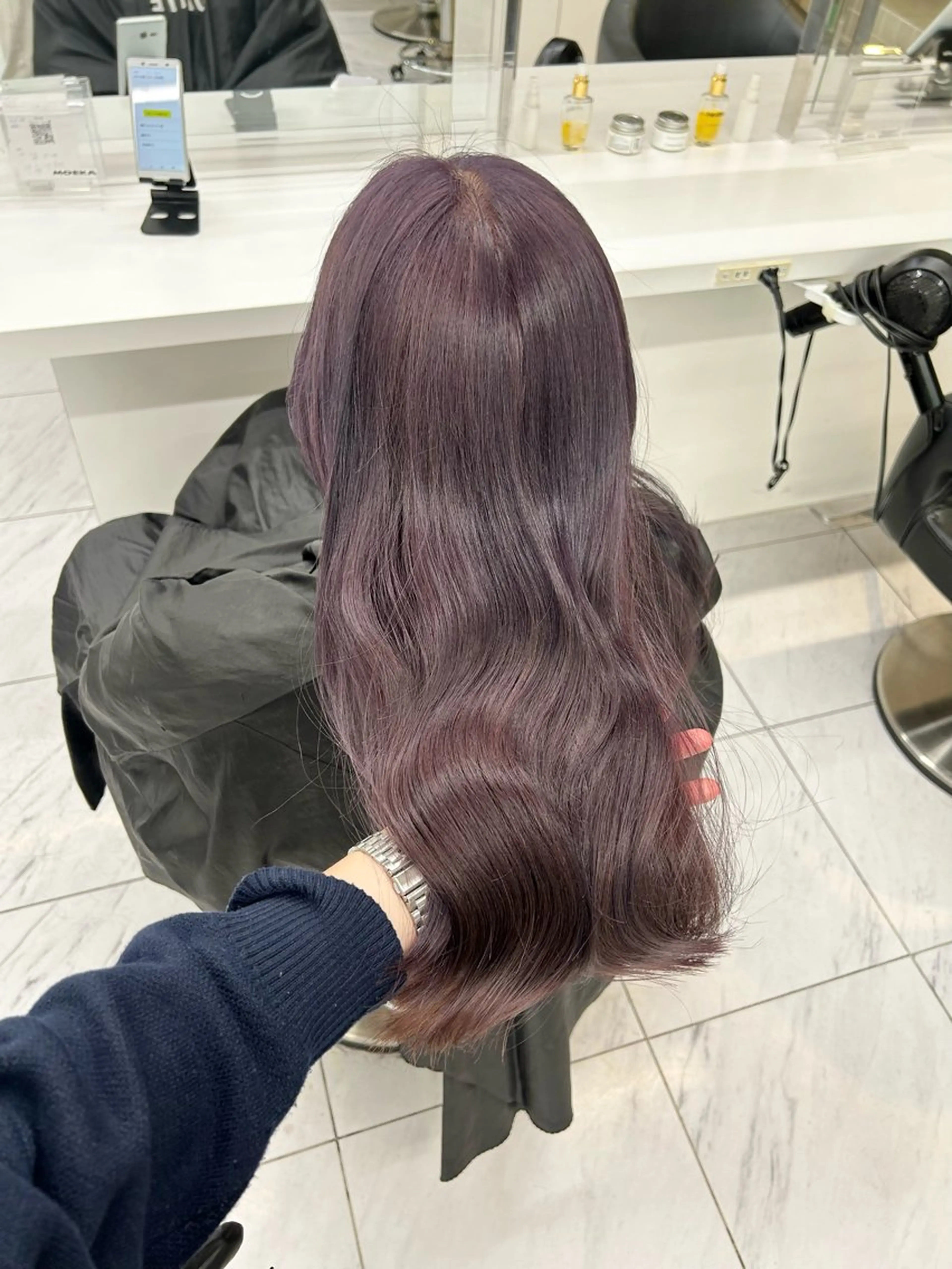 カラー ヘアカラー トリートメント beige🤎ダブル カラー/レイヤー🧸のヘアスタイル