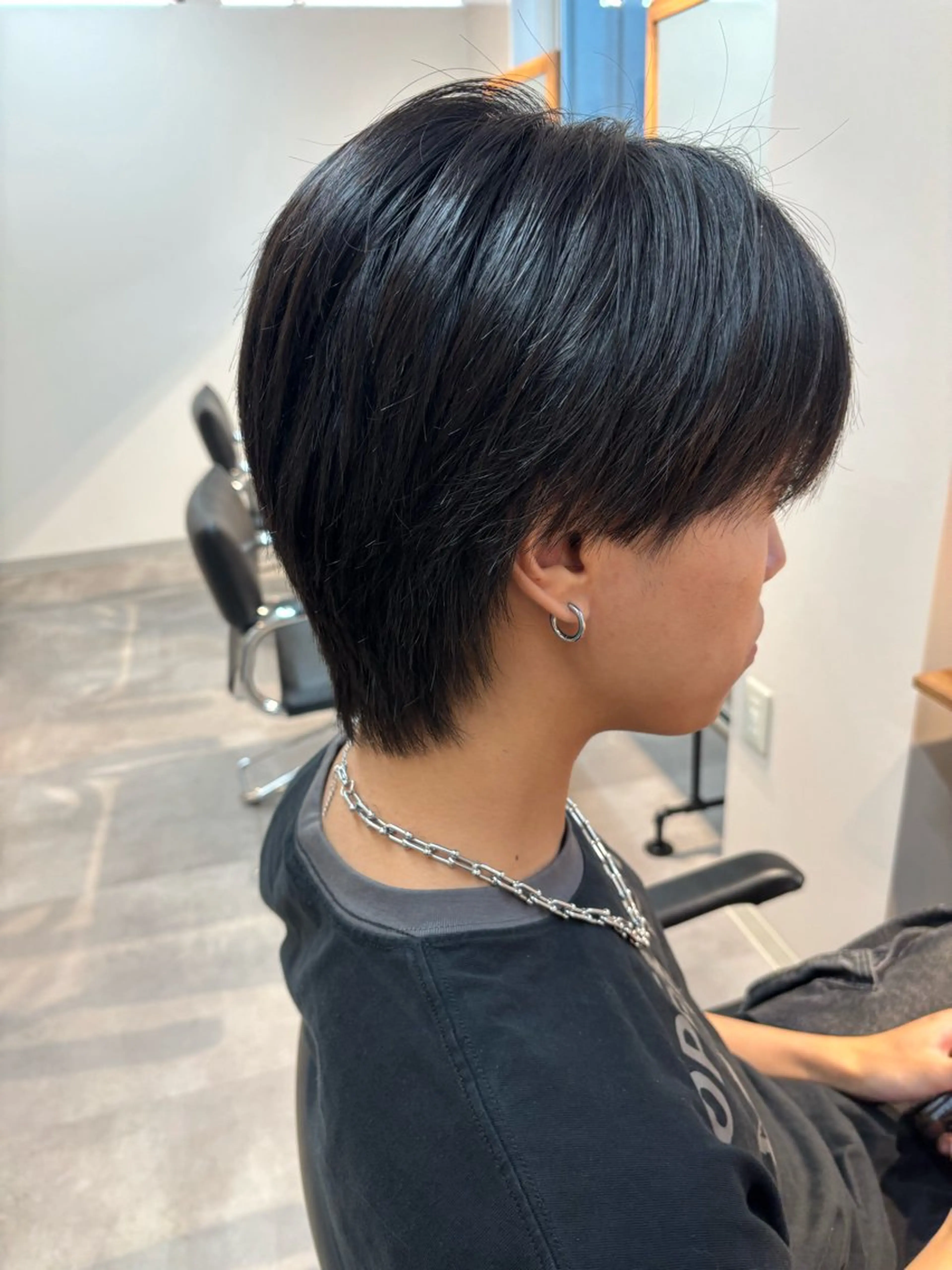 メンズ メンズウルフカット ウルフカット カット 保立/メンズカット 千葉駅フェザーパーマのヘアスタイル