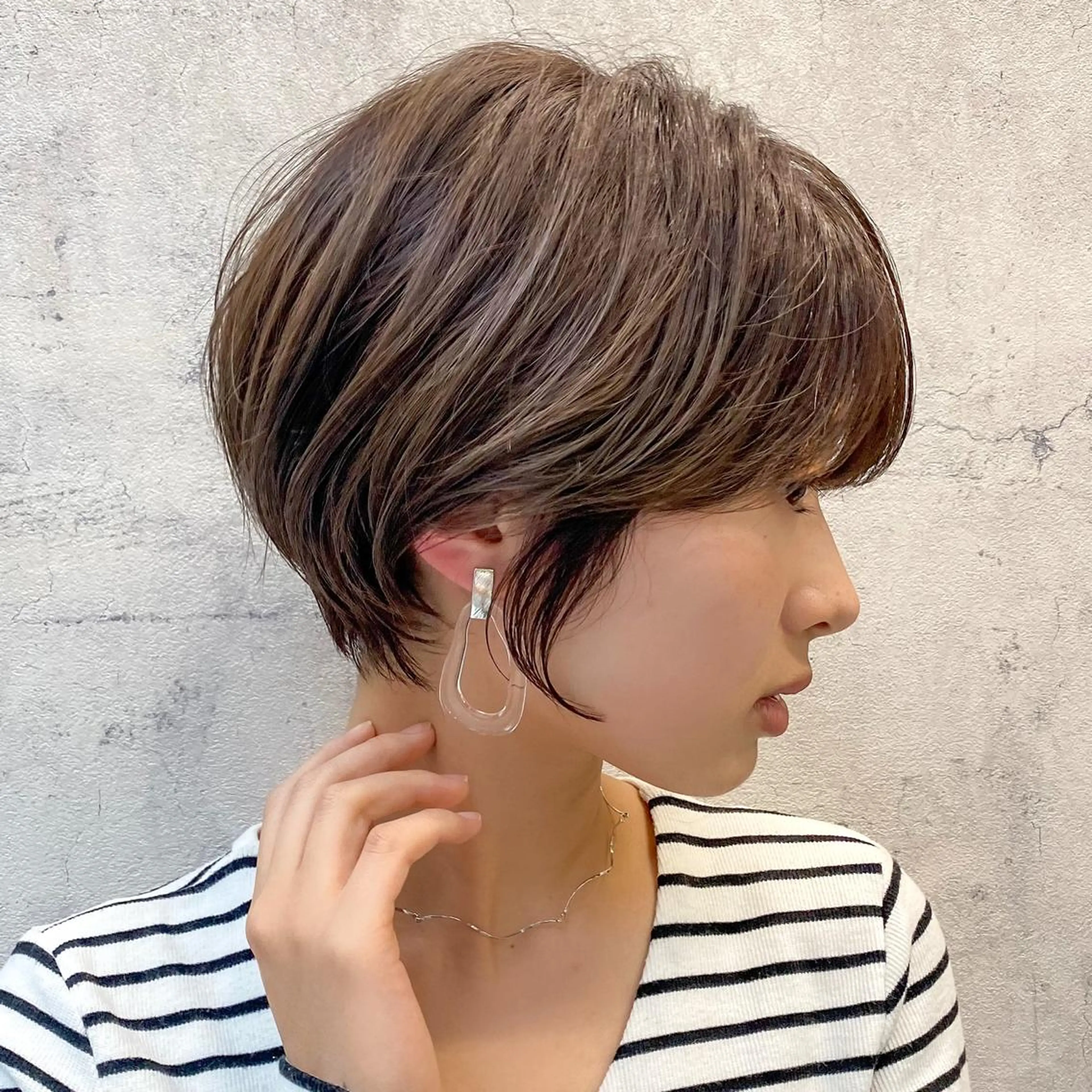 ショート カラー パーマ ヘアアレンジ メンズ キッズ ネイル マツエク・マツパ アイブロウ トリートメント modek's tokyo所属・ショートボブデザイン ☺︎shunのヘアスタイル