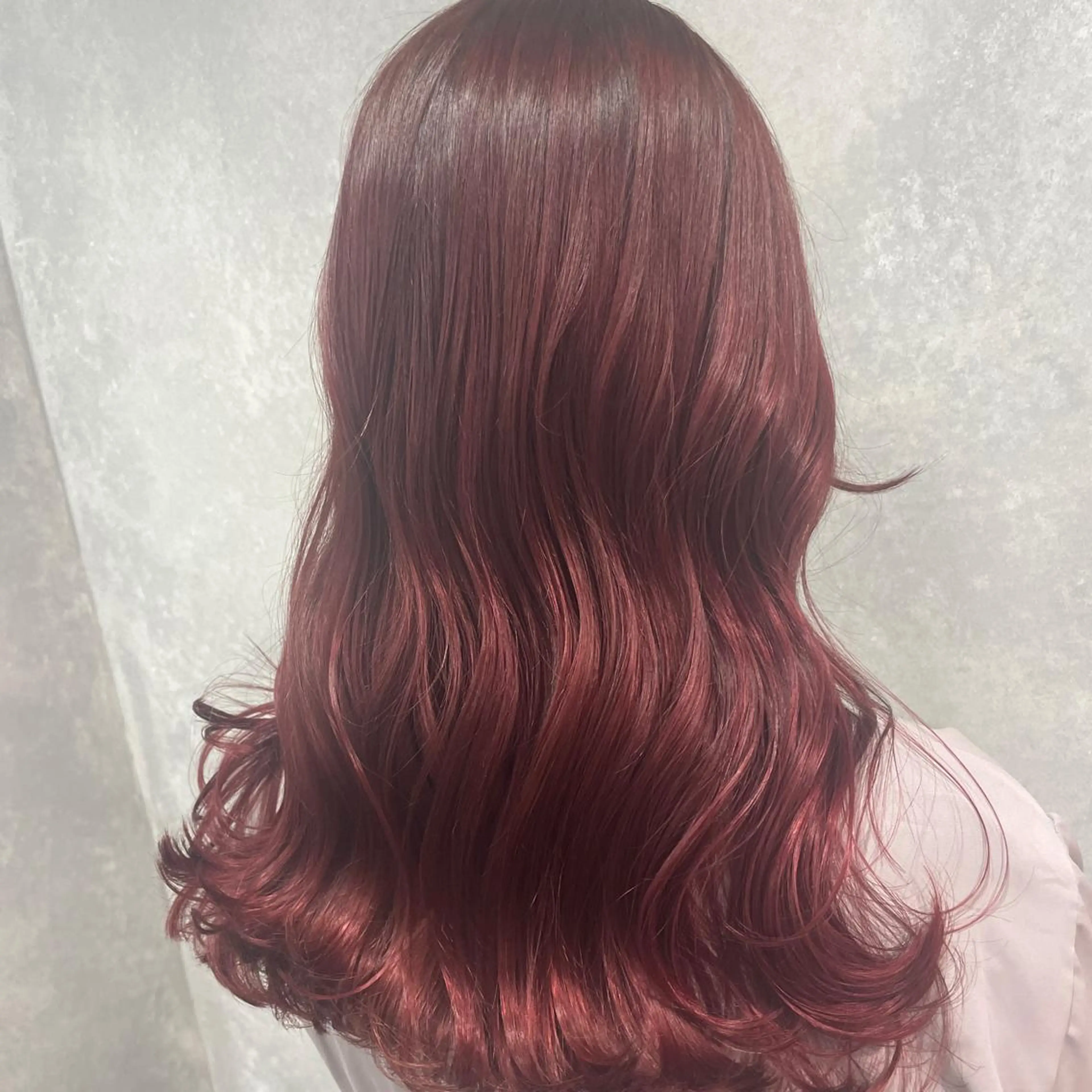 セミロング カラー ヘアカラー LUANA/千種 さなのヘアスタイル