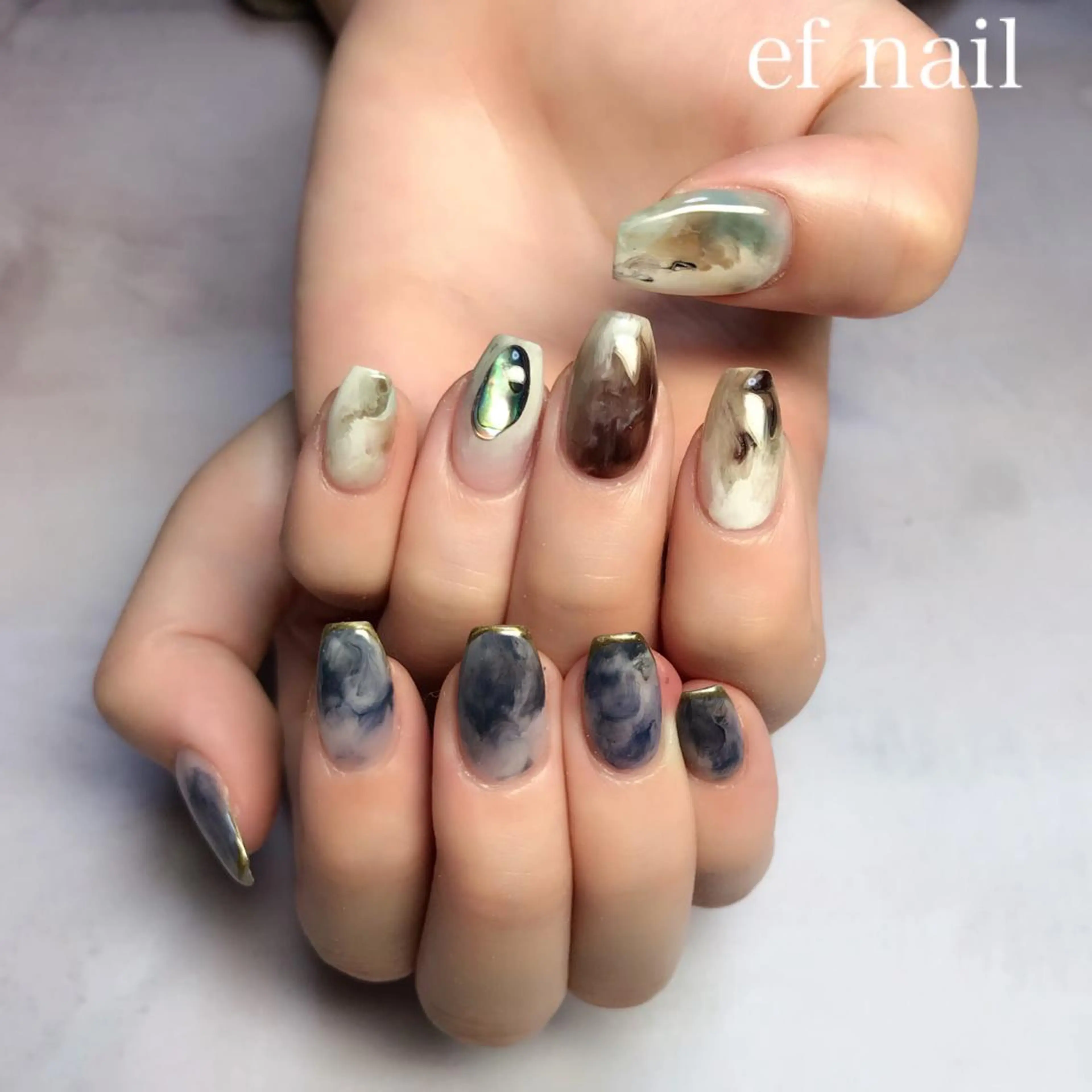ネイル ハンドネイル ef nailのネイルデザイン