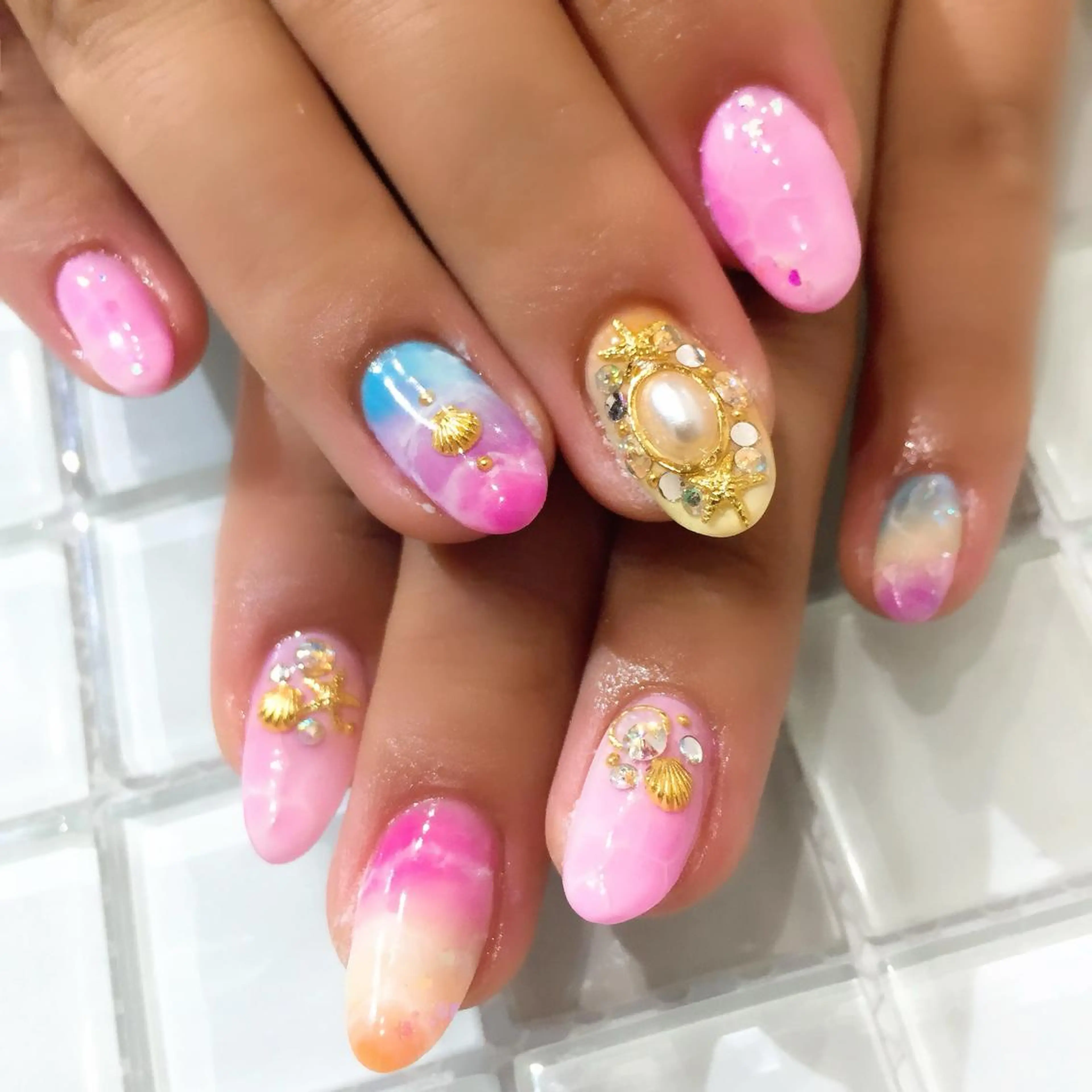 ネイル ESPERANZA NAIL所属・SASAKI NOZOMIのネイルデザイン