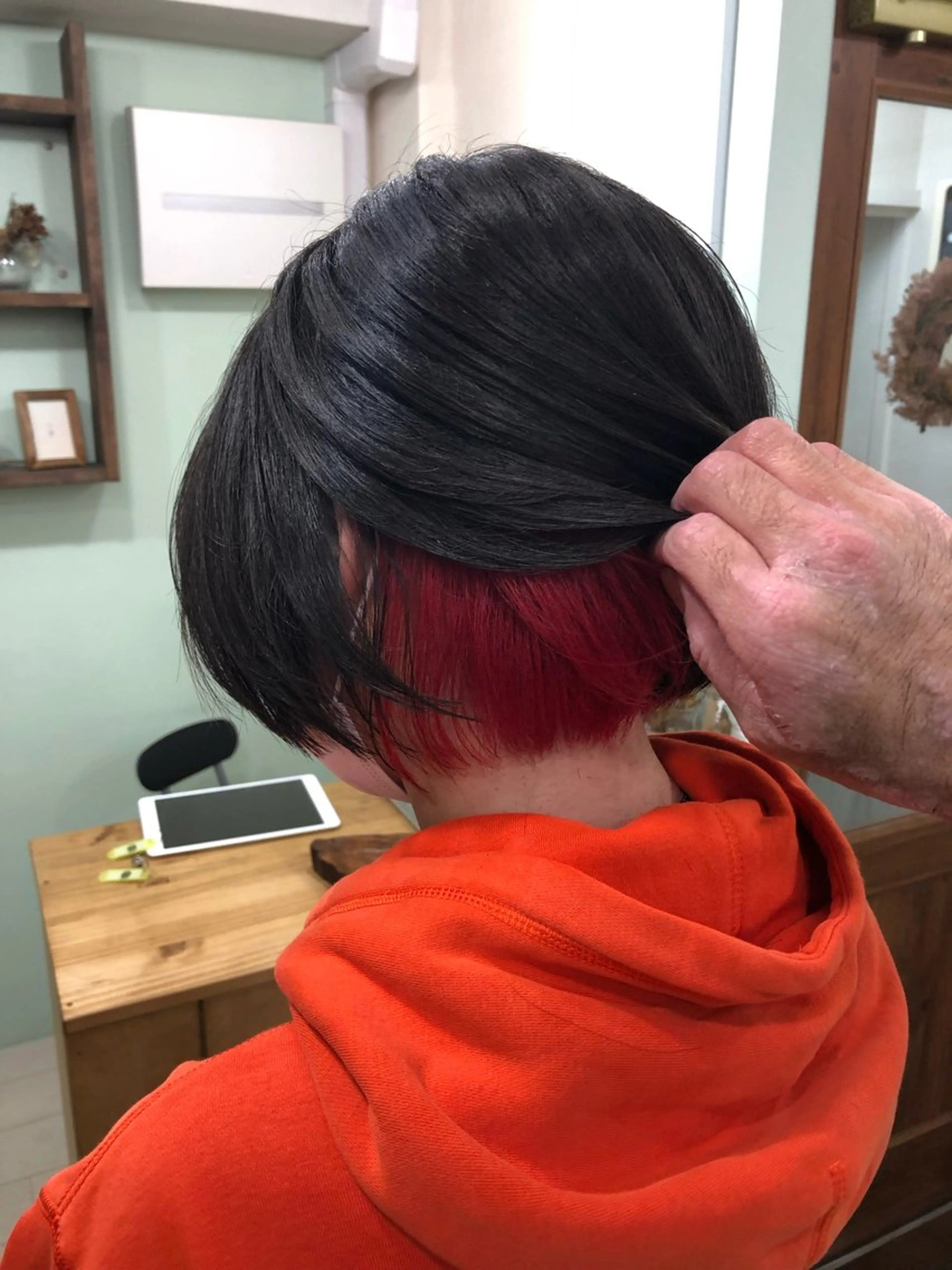 ミディアム カラー edge.下北沢所属・渡部 ひろのりのヘアスタイル
