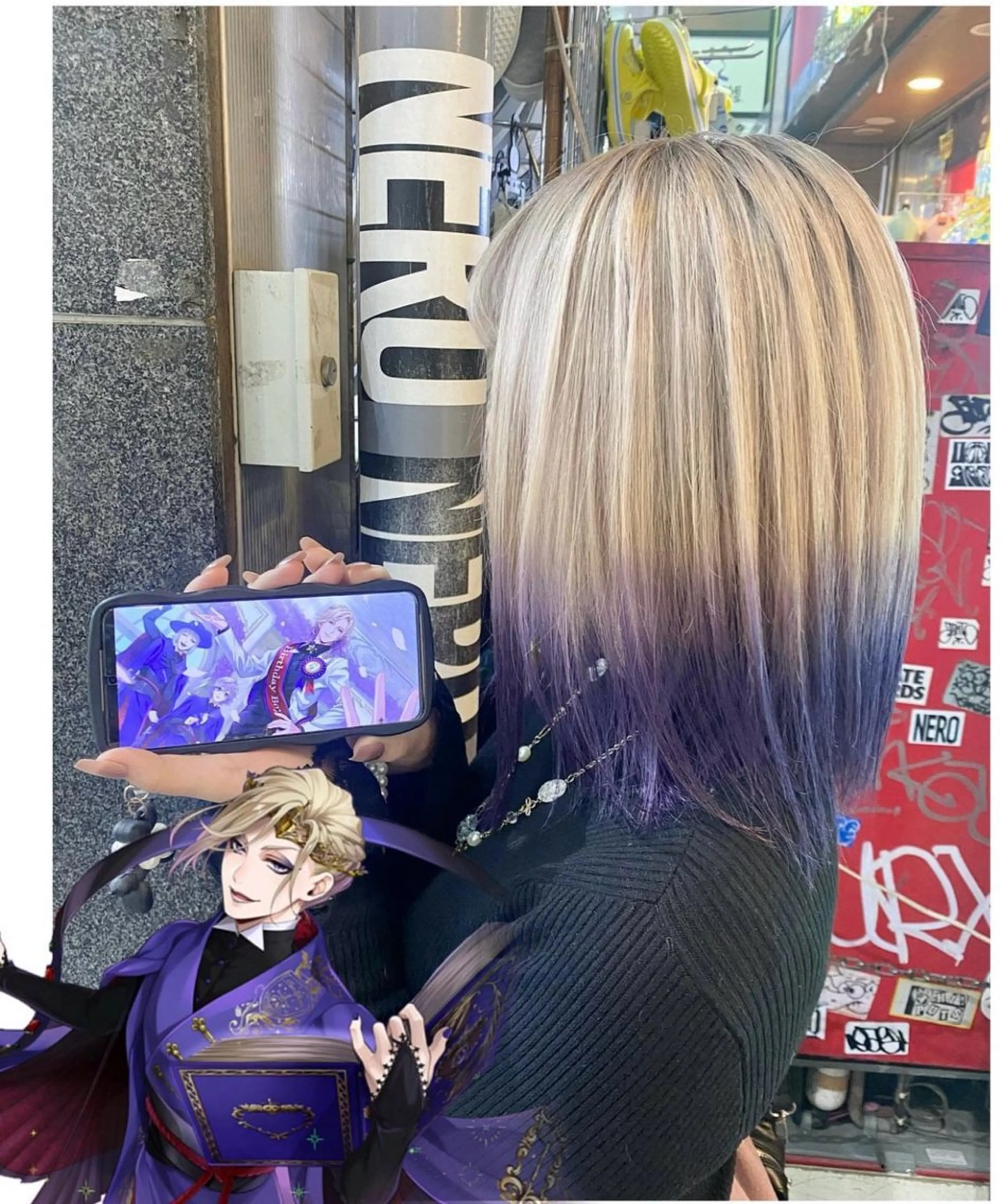 ショート カラー グラデーションカラー ヘアカラー GARU-ガル-所属・TSUNO🦖 派手髪/オタク美容師のヘアスタイル