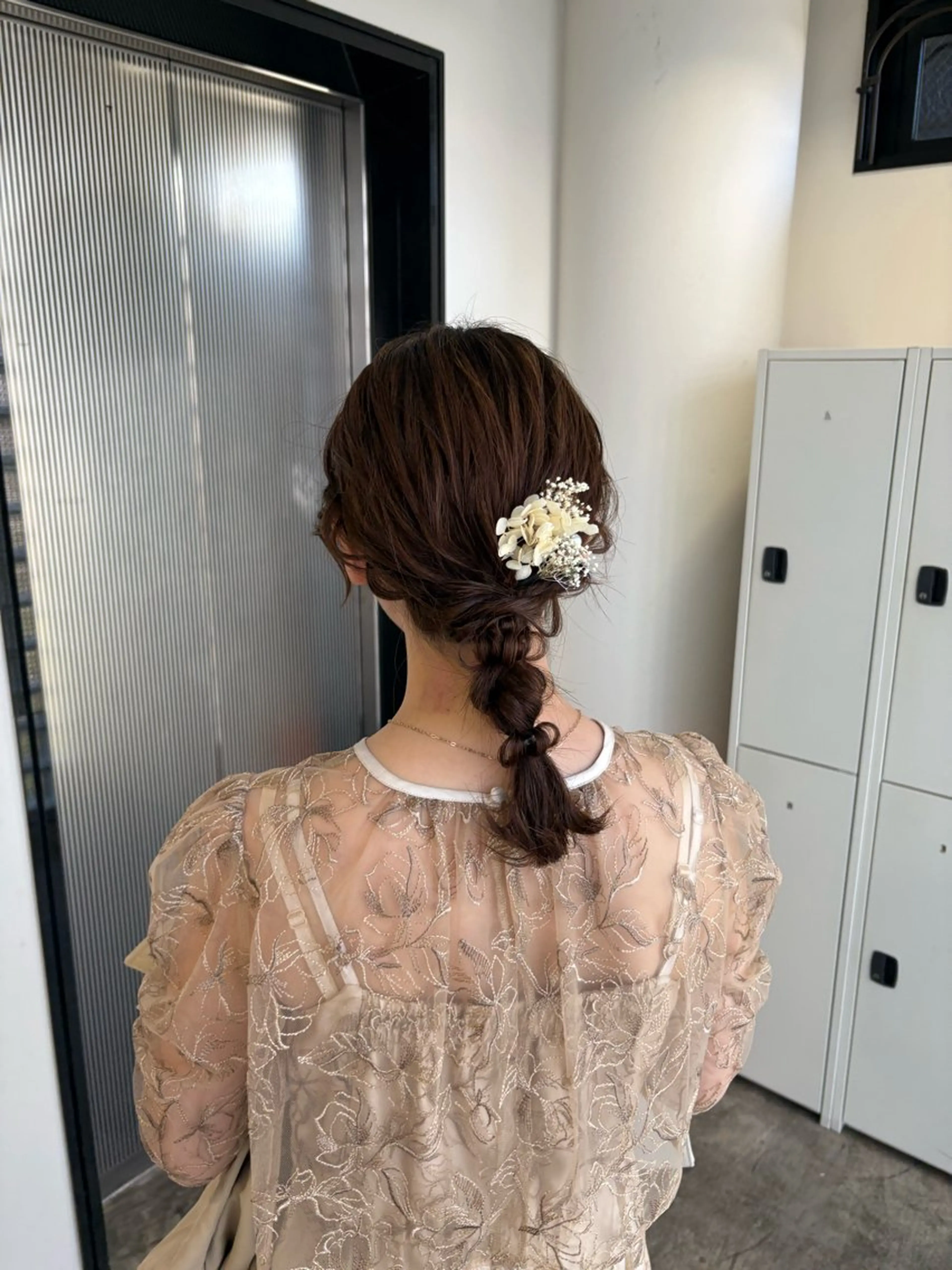 ヘアアレンジ 結婚式・ブライダル デート Ruka/カット カラーモデル募集のヘアスタイル
