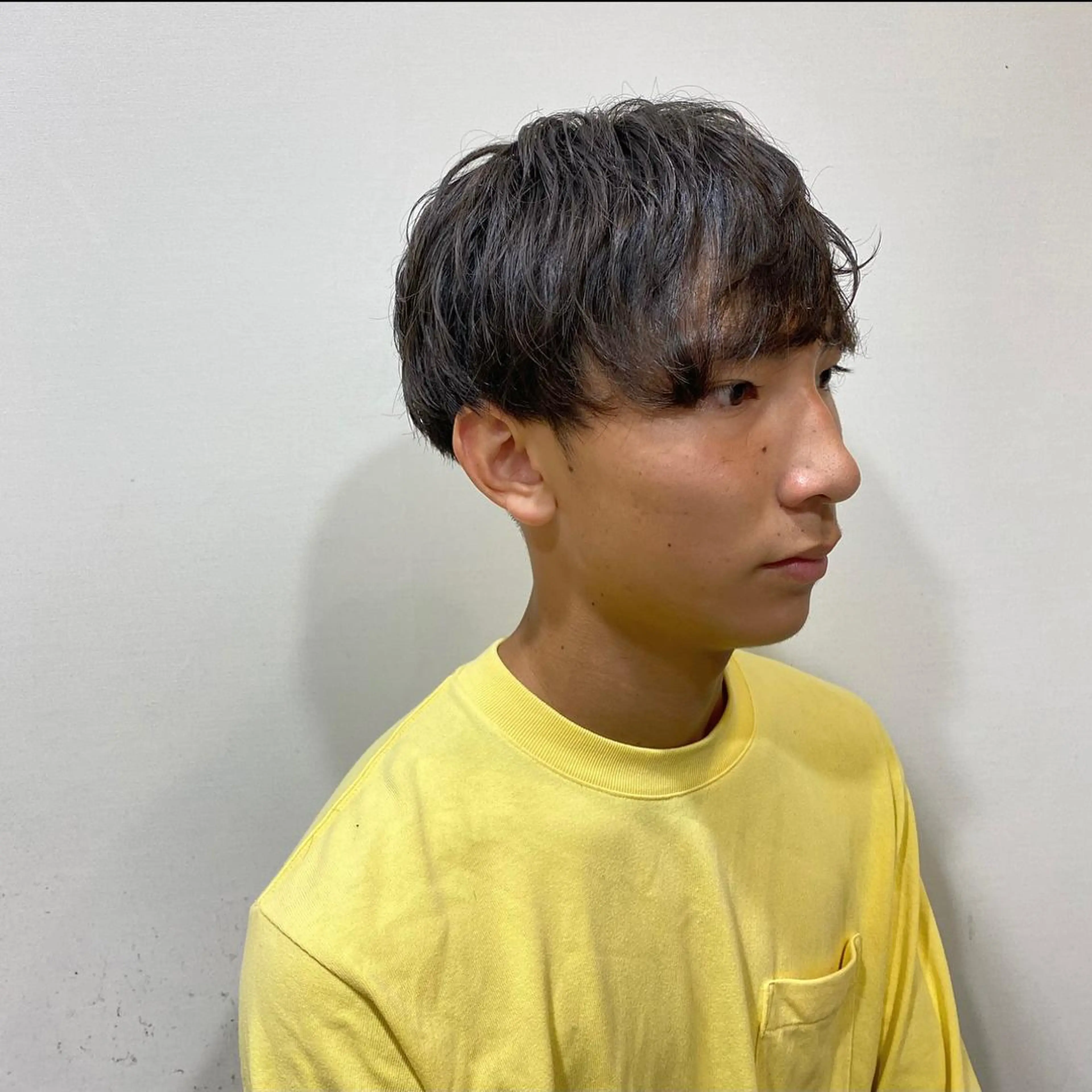 メンズ マッシュ JINKIメンズ特化 メンズカットパーマのヘアスタイル