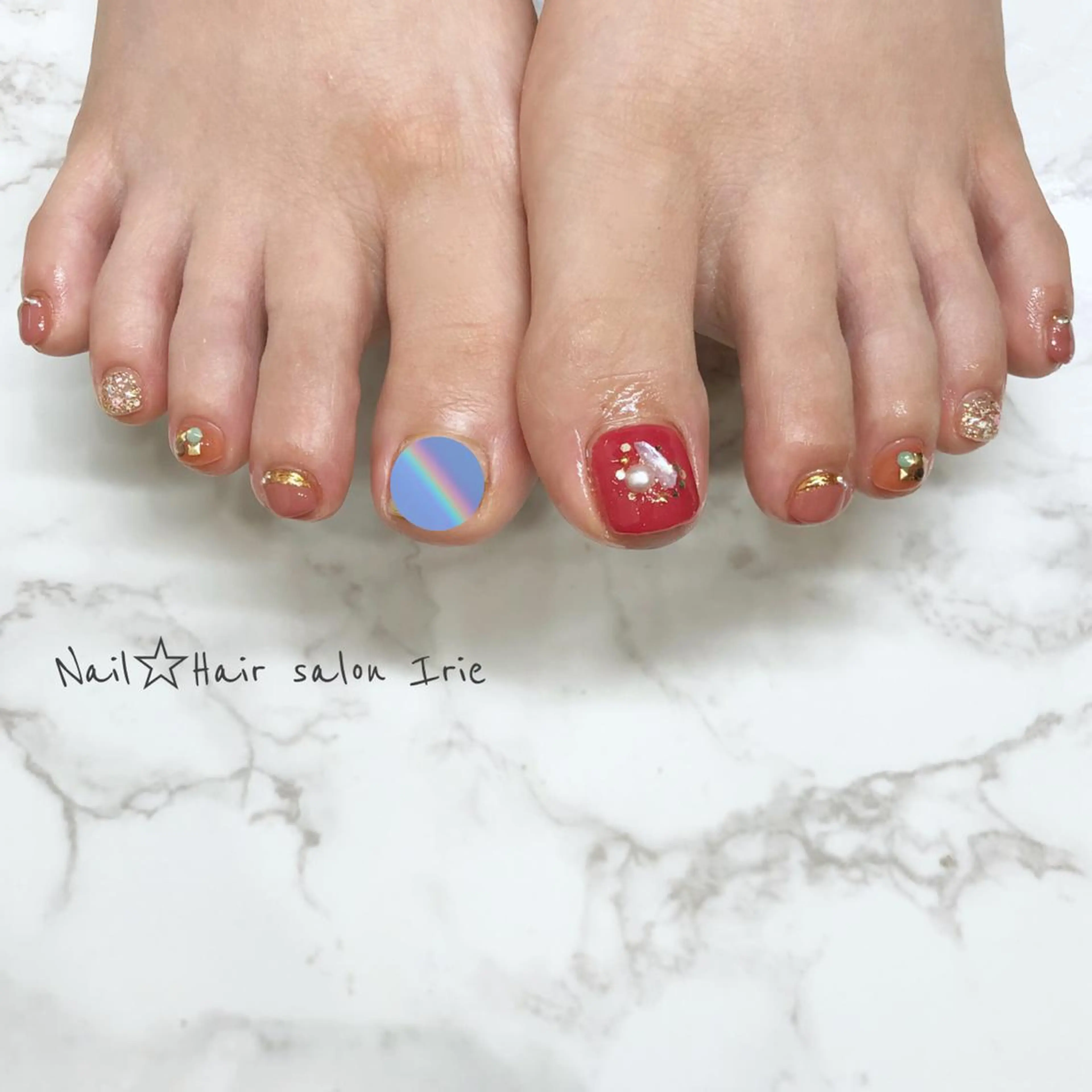 ネイル ハンドネイル Hair salon Irie所属・與儀 知佳のネイルデザイン