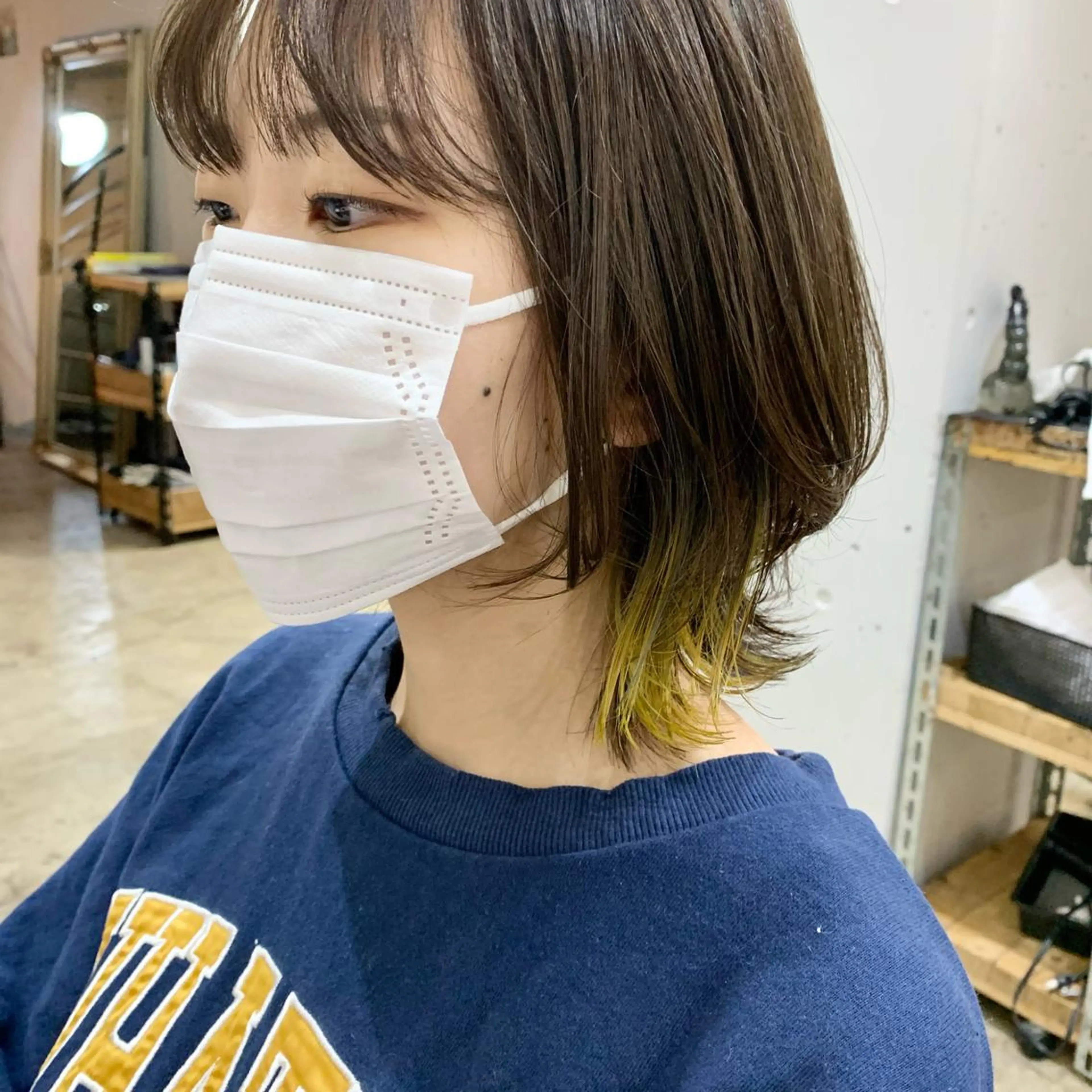 ミディアム Shibata Mizukiのヘアスタイル