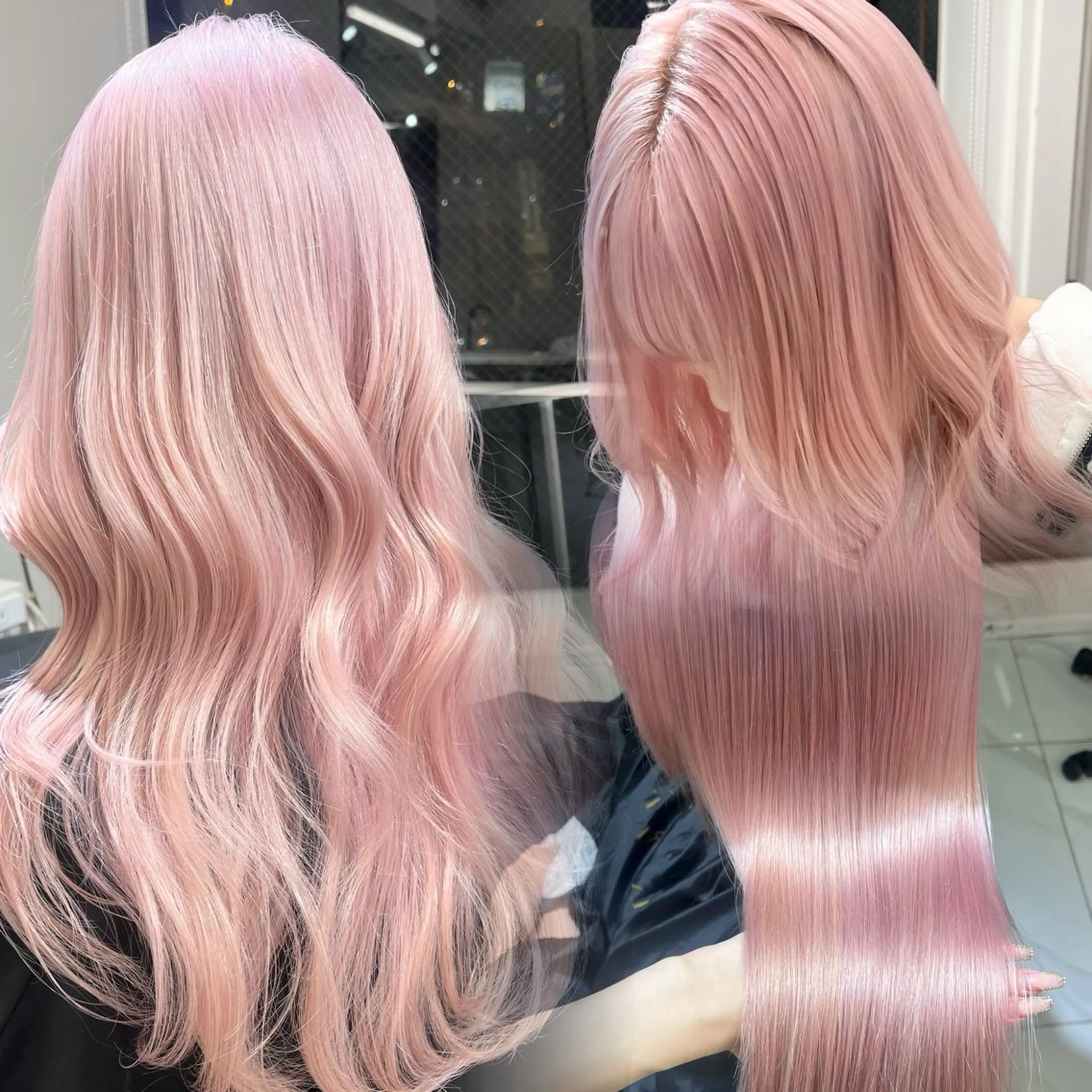 ロング カラー カット ヘアカラー 韓国ヘア🎀艶髪 /渋谷/Manaeのヘアスタイル