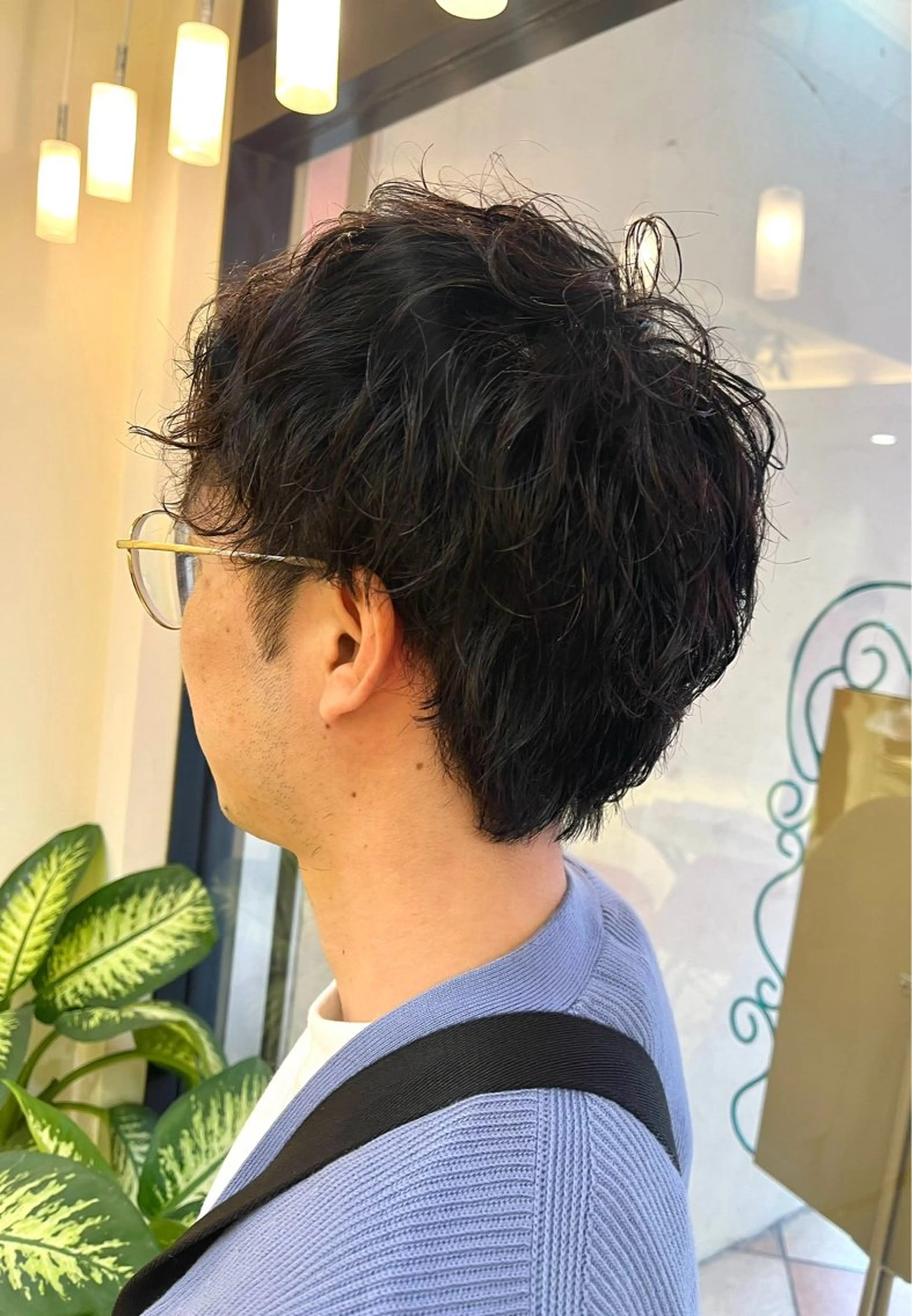 パーマ メンズ マッシュ メンズパーマ スパイラルパーマ メンズパーマ特化 外山　健太のヘアスタイル