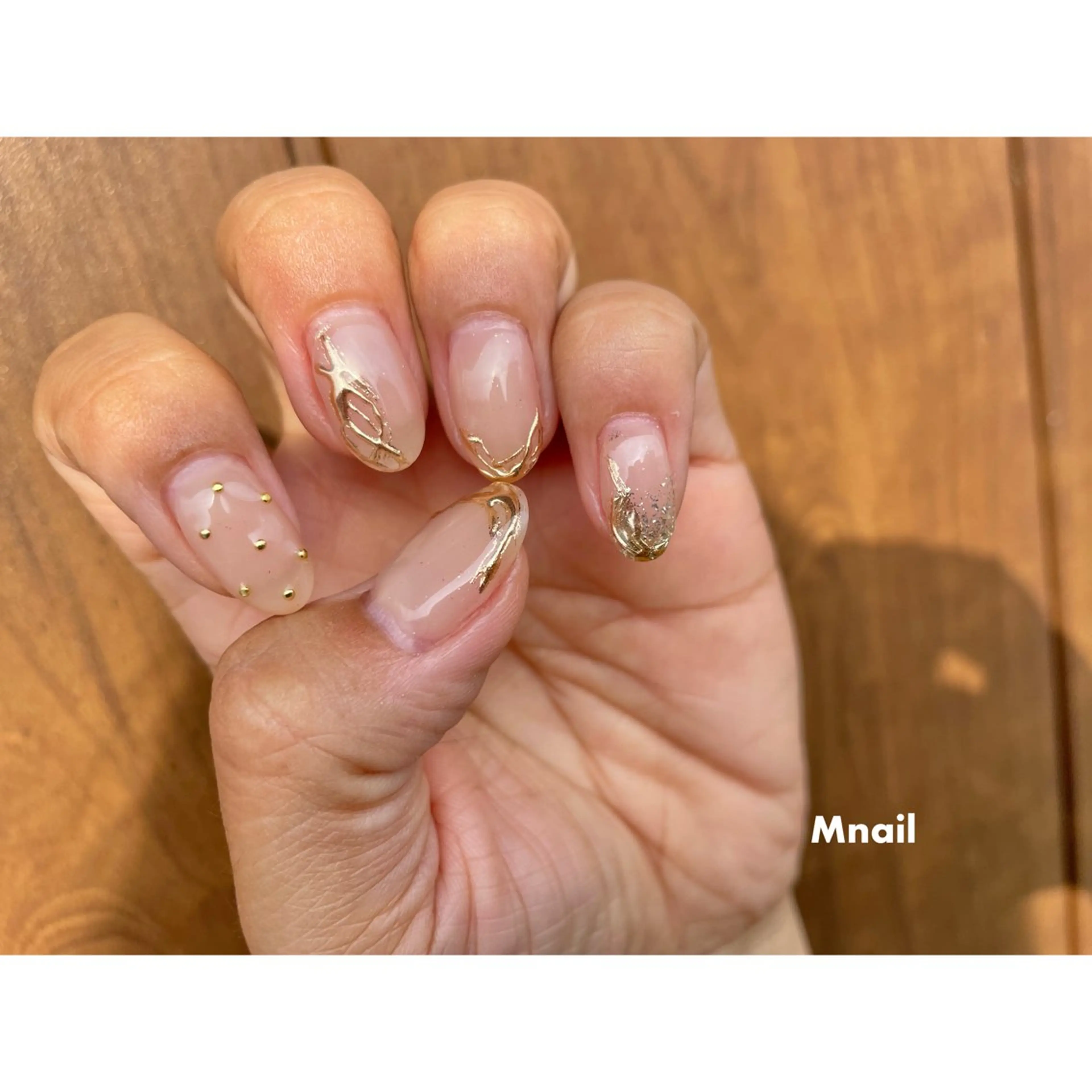 ネイル ミラーネイル Mnail ちひろのネイルデザイン