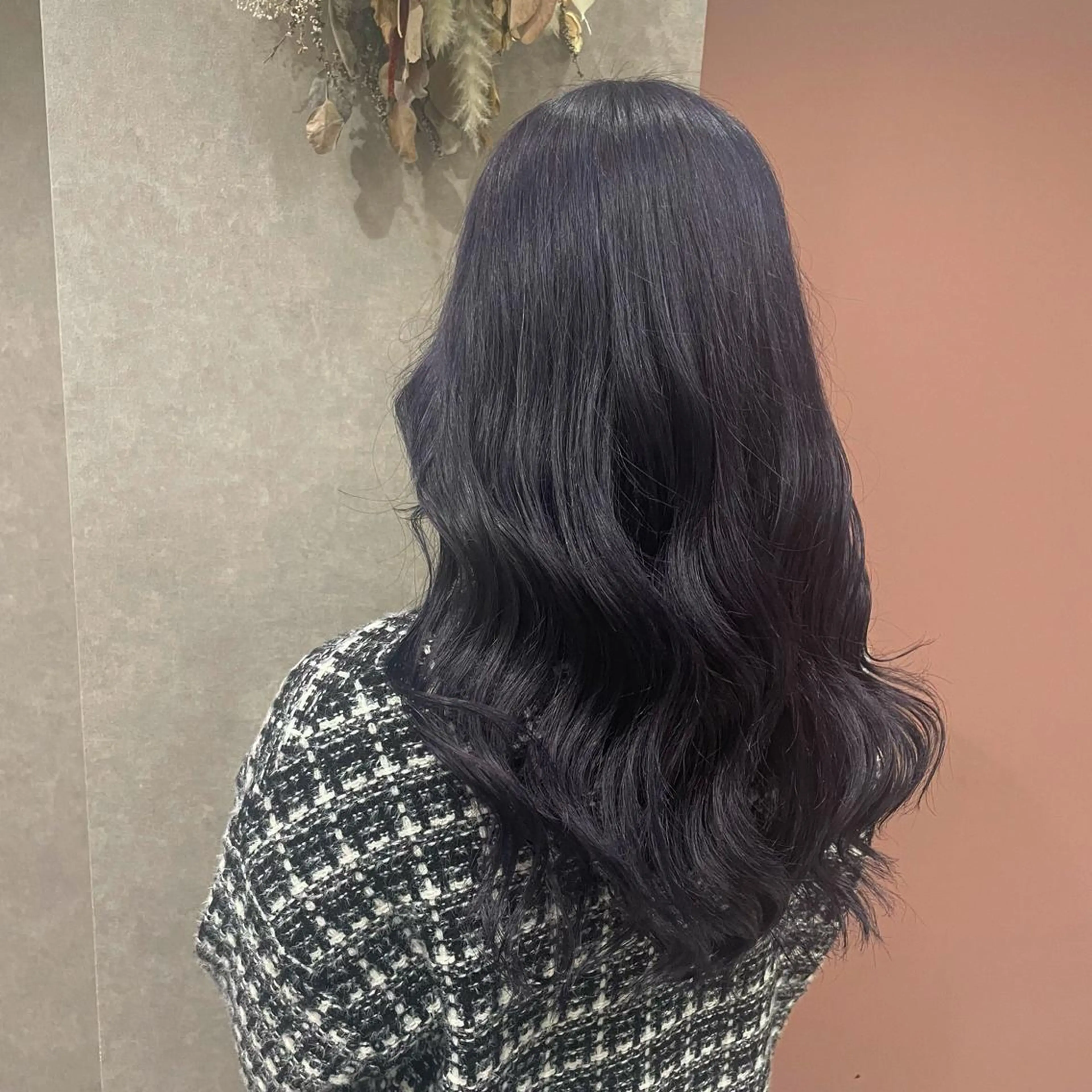 セミロング カラー パープルカラー ヘアカラー トリートメント Hair Labo ASH所属・Hair Labo ASH  あみん♡のヘアスタイル