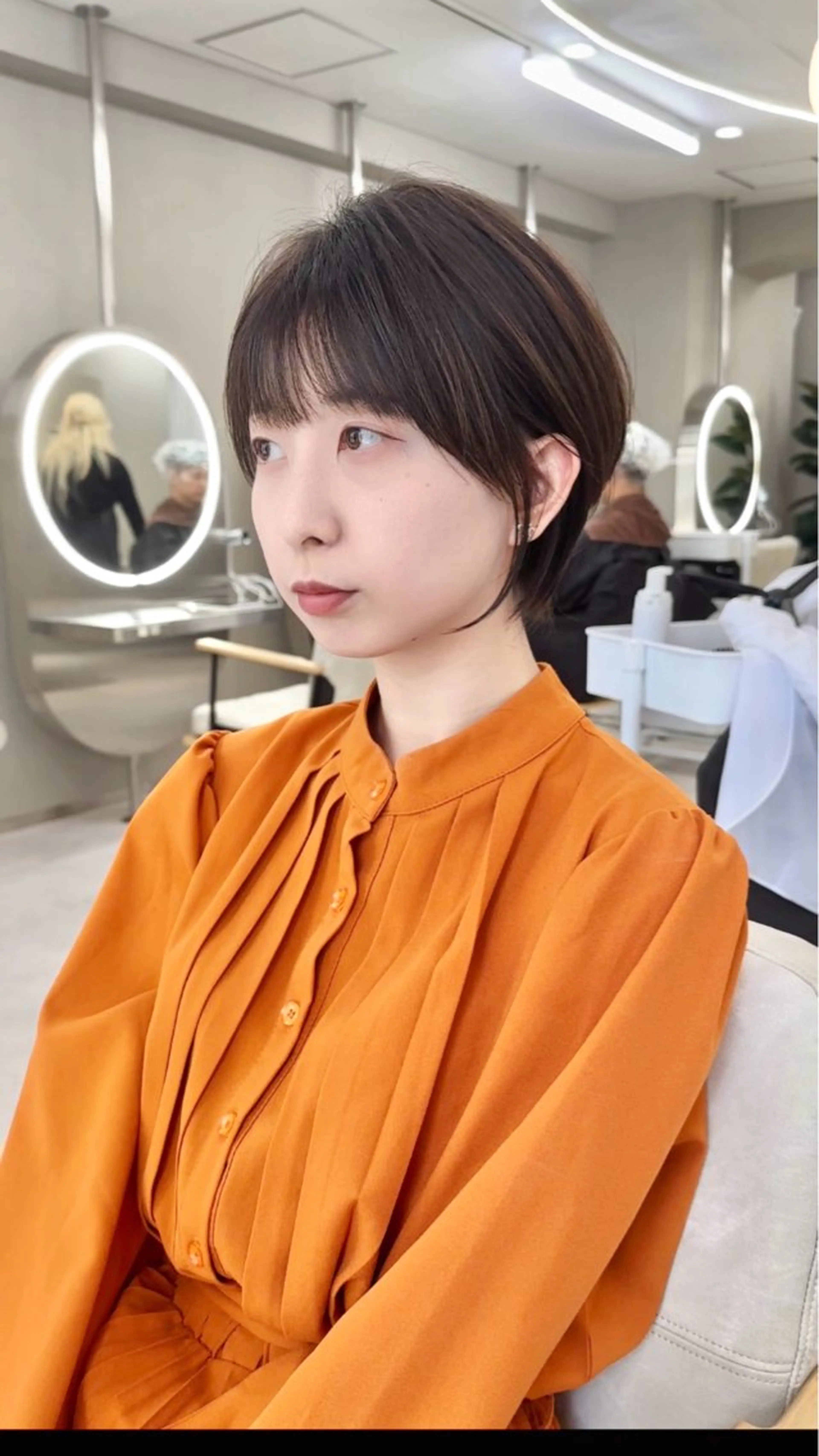 ショート カラー i.+sapporo所属・ショート/レイヤー /札幌/小山内のヘアスタイル