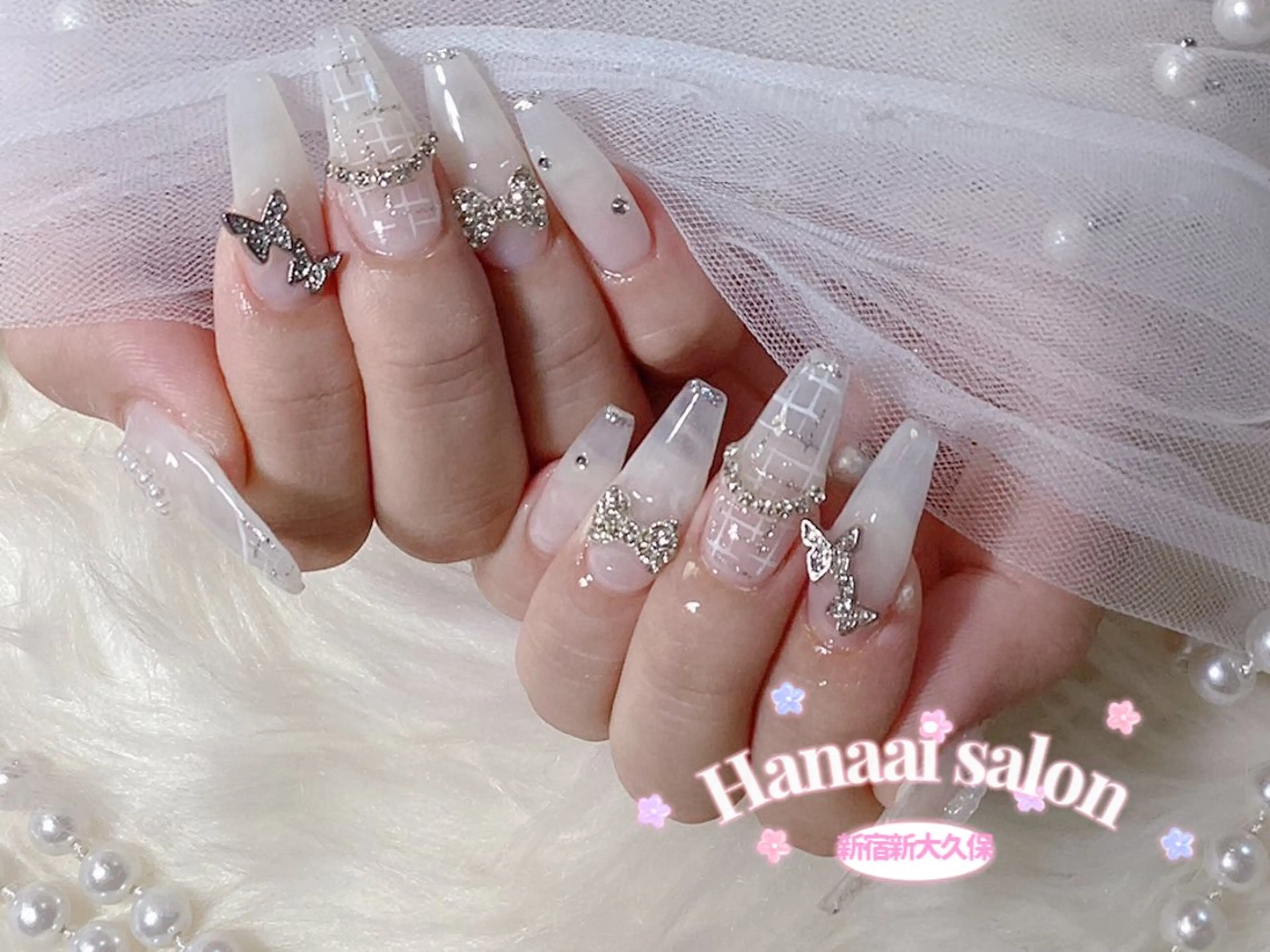 ネイル ハンドネイル Hanaai Salon新大久保店のネイルデザイン