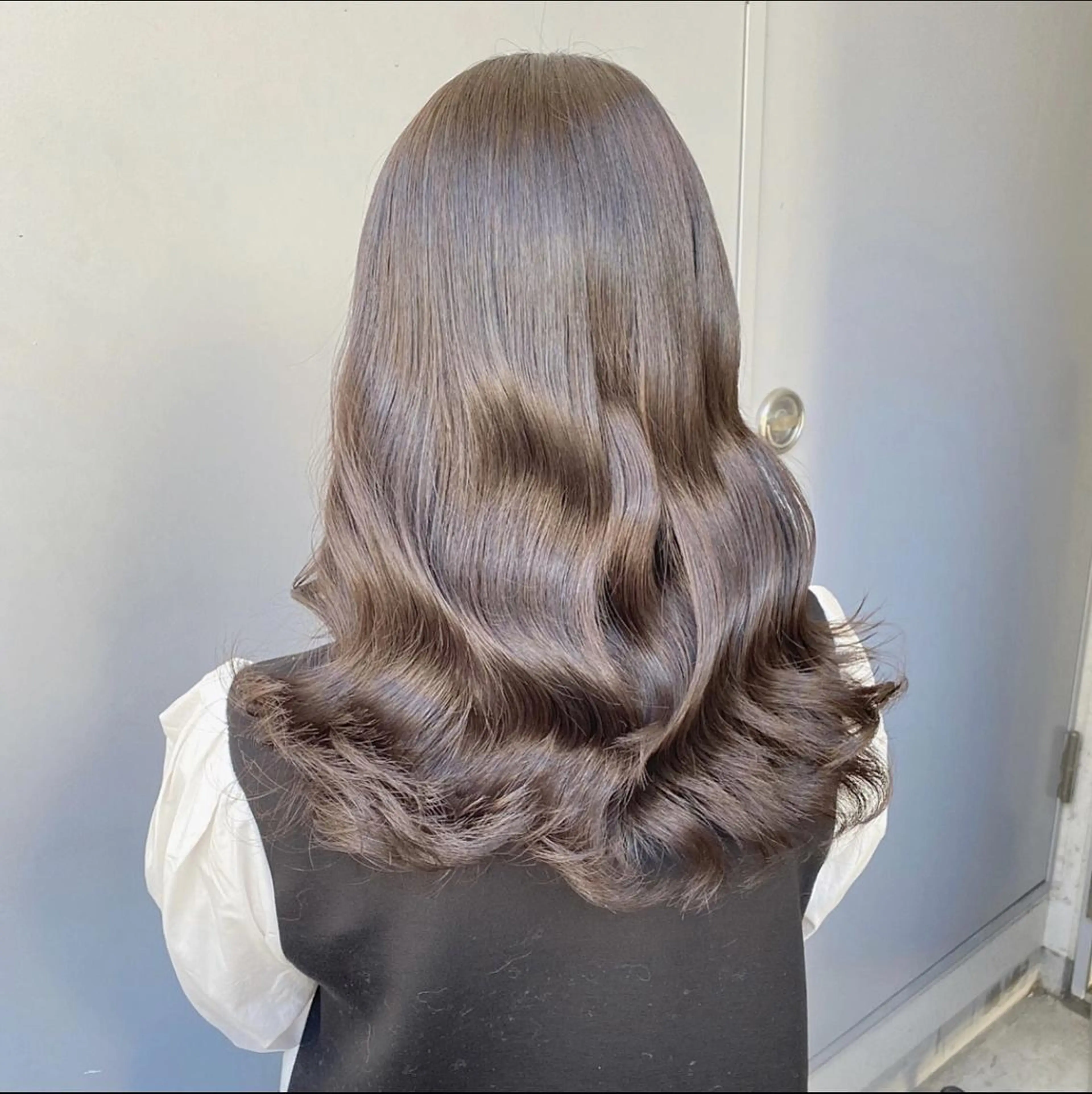 カラー セミロング 🦋肌馴染み抜群 ダブルカラー🦋のヘアスタイル
