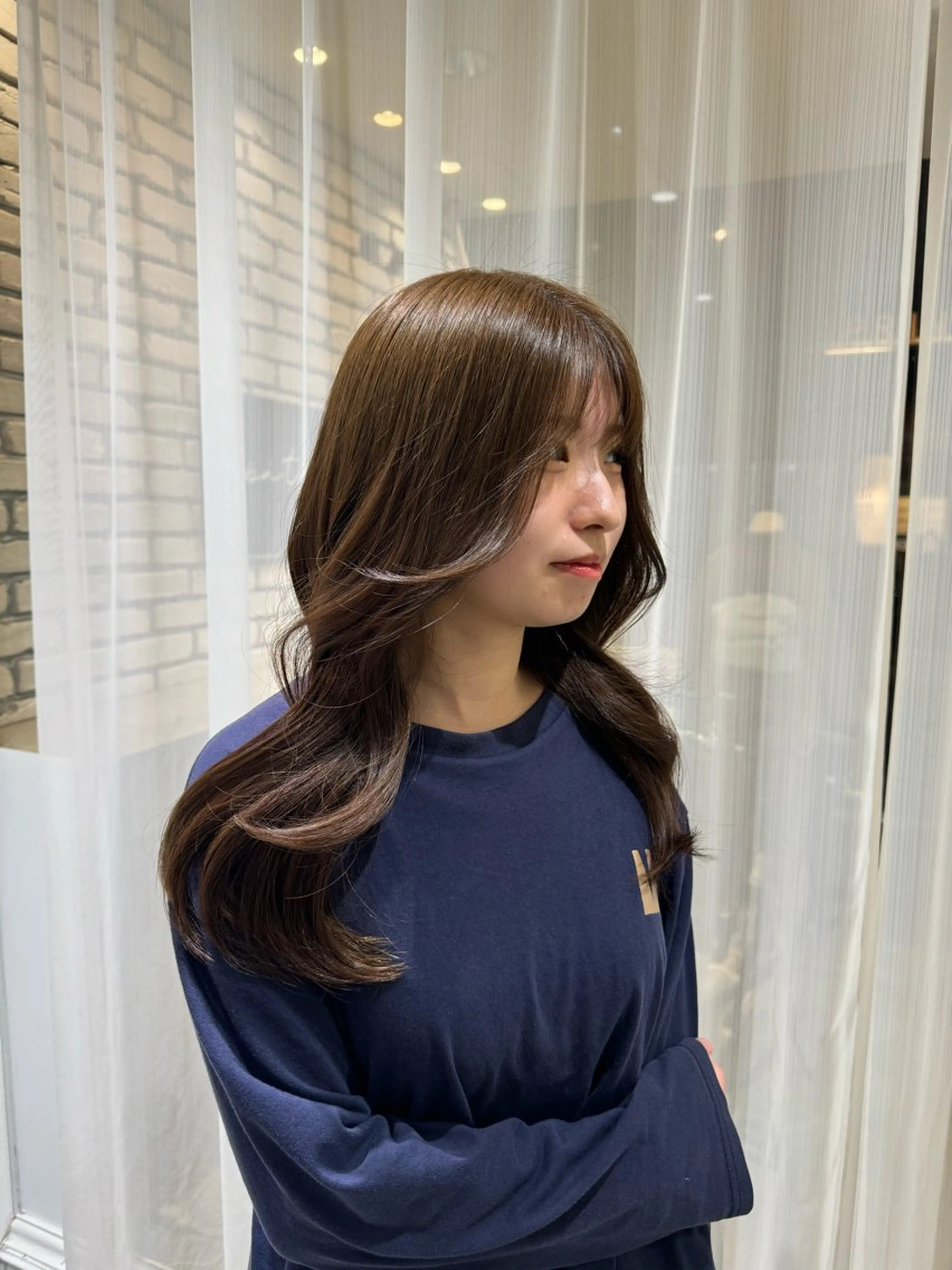 ロング 遊佐 みくりのヘアスタイル